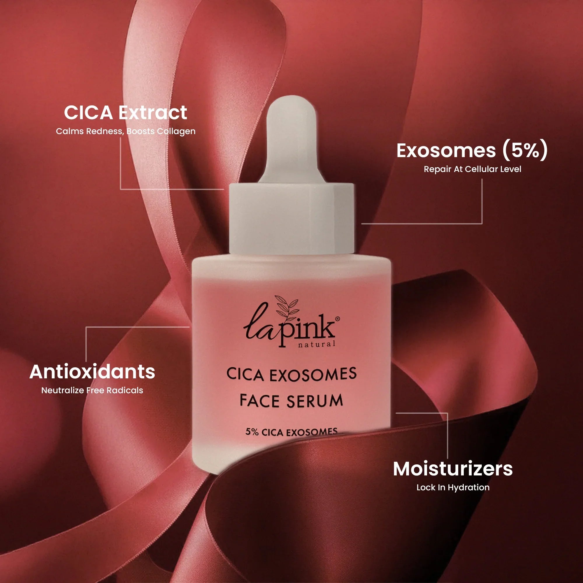 La Pink Launches 5percent CICA Exosomes Serum A Global Vegan Innovation for Resilient, Radiant Skin globalbiznewsroom