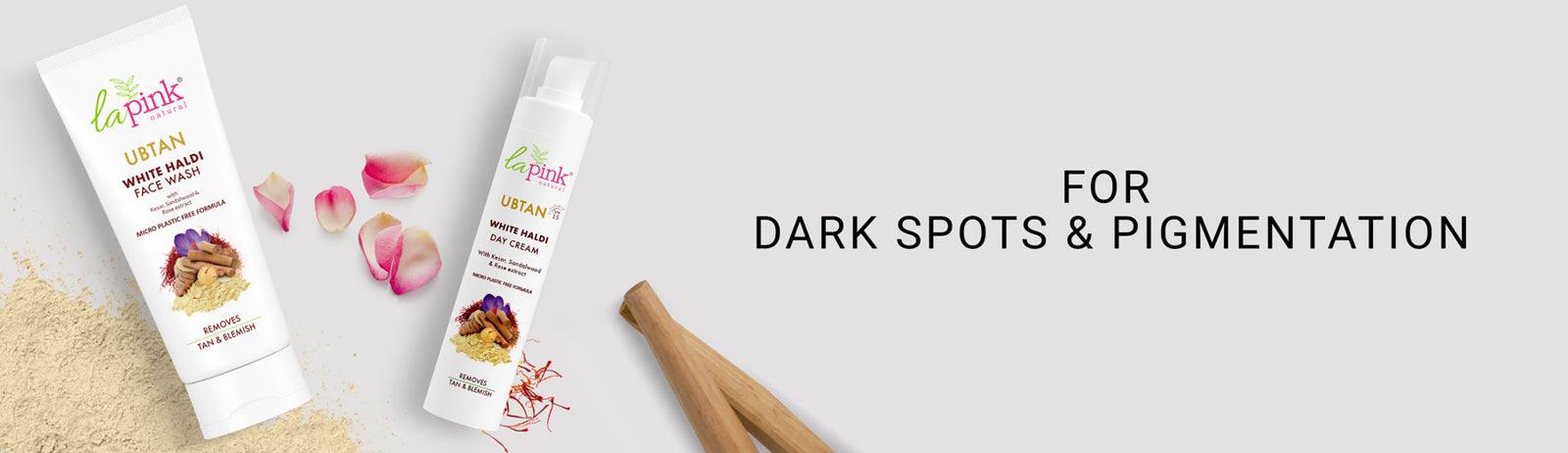 Face wash, cream & serum to remove dark spots & pigmentation - La Pink