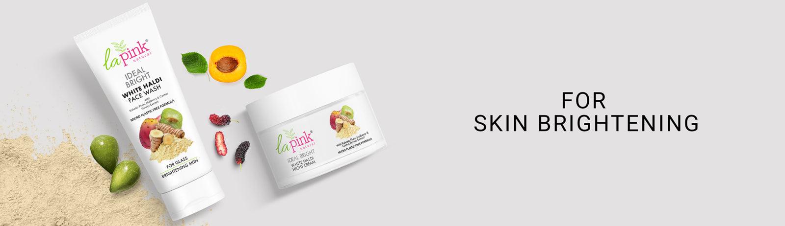 Best skin brightening face wash, cream & Serum for flawless skin - La Pink