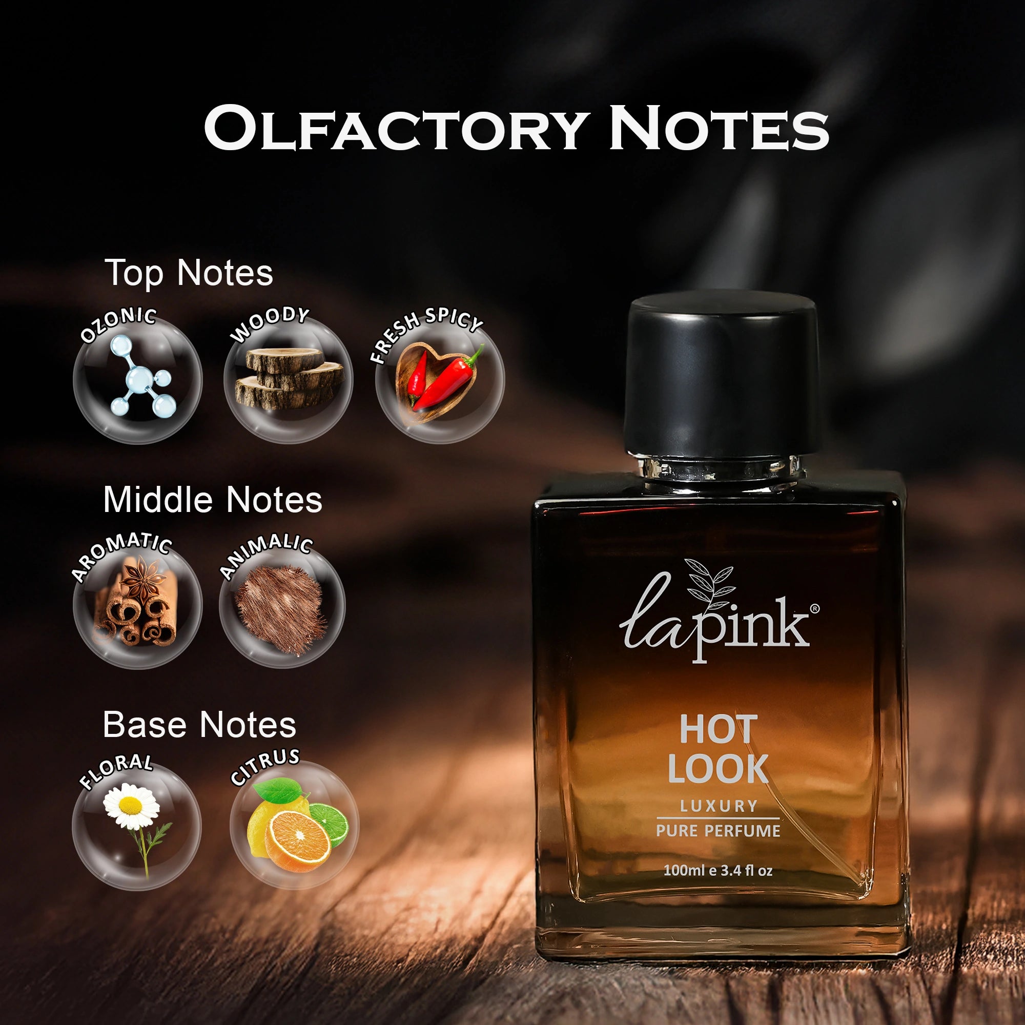 Perfume bottle labeled &