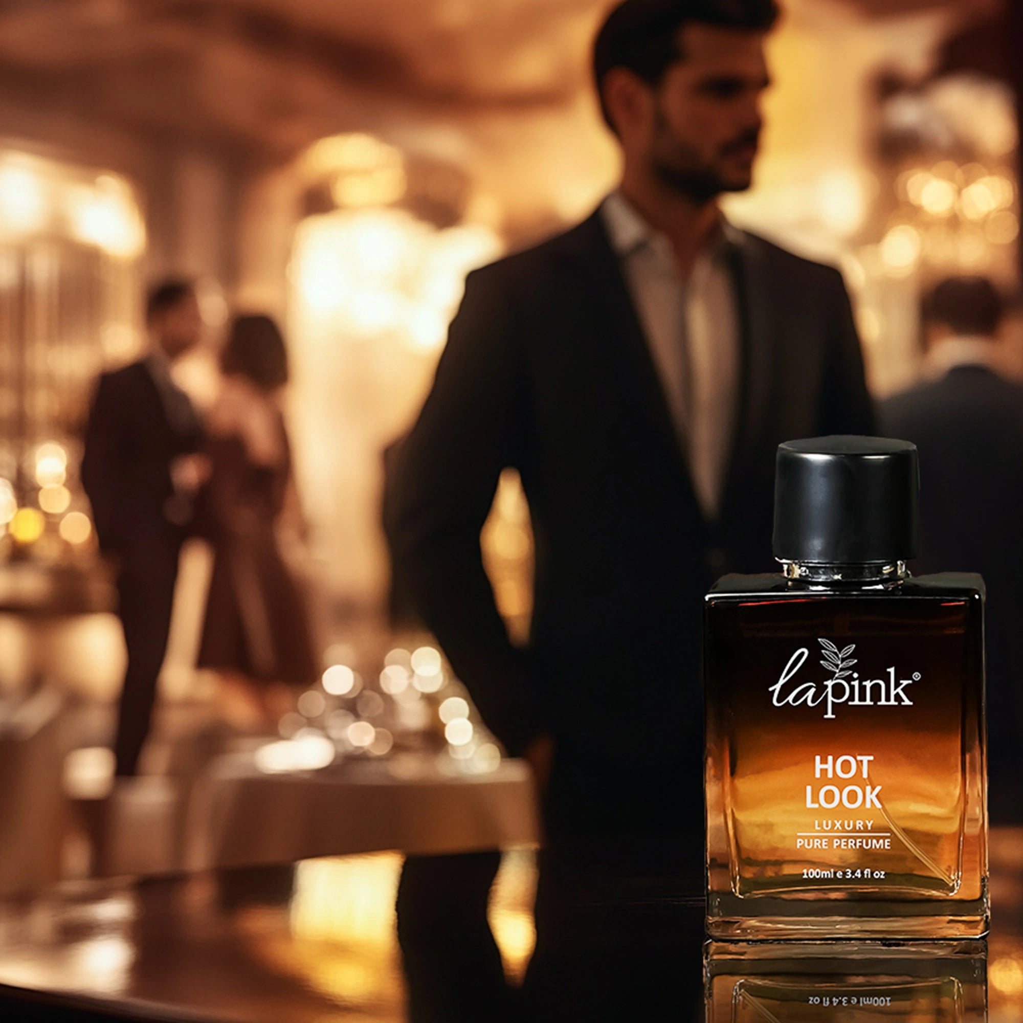Perfume bottle labeled &