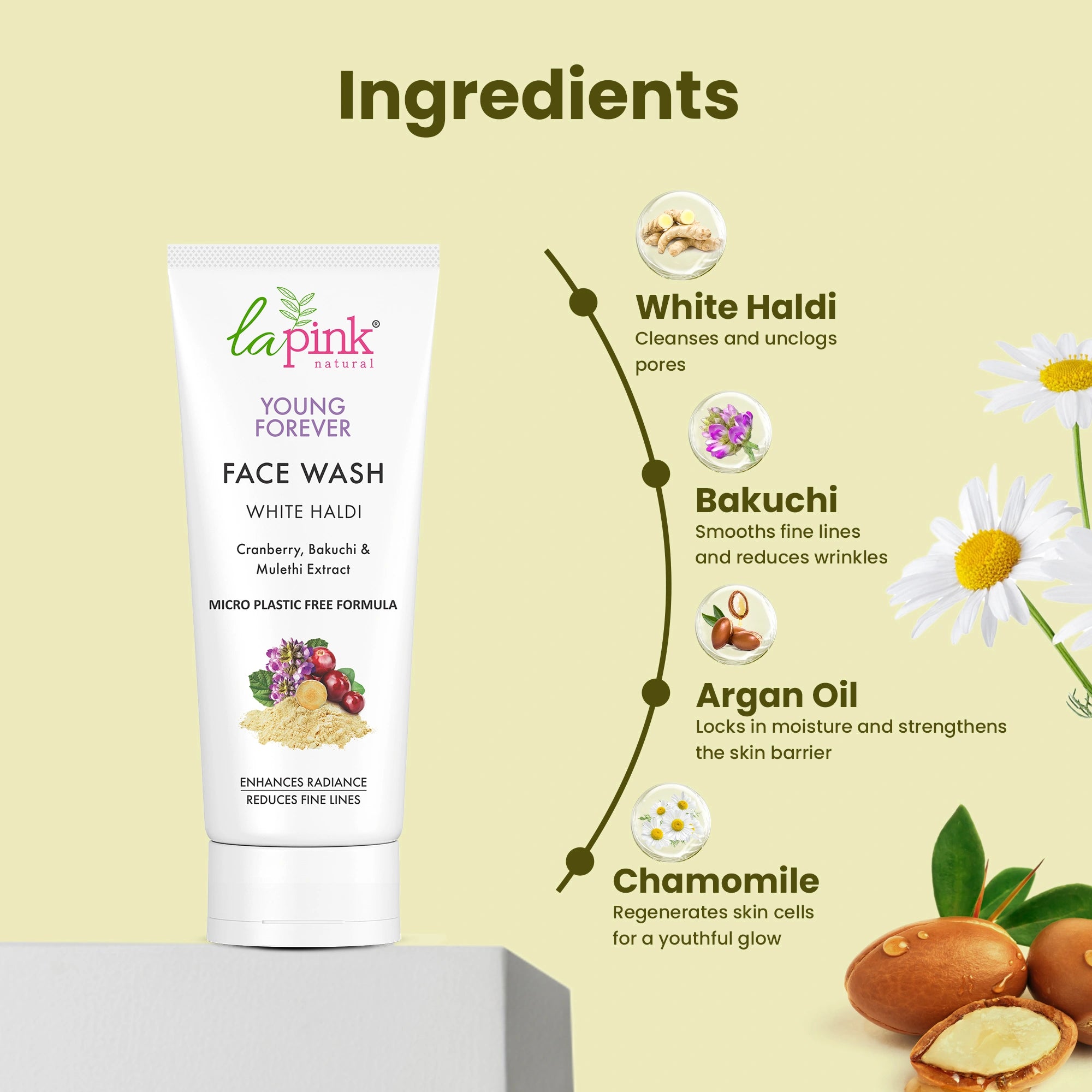 Anti Aging Young Forever Face Wash For Wrinkles