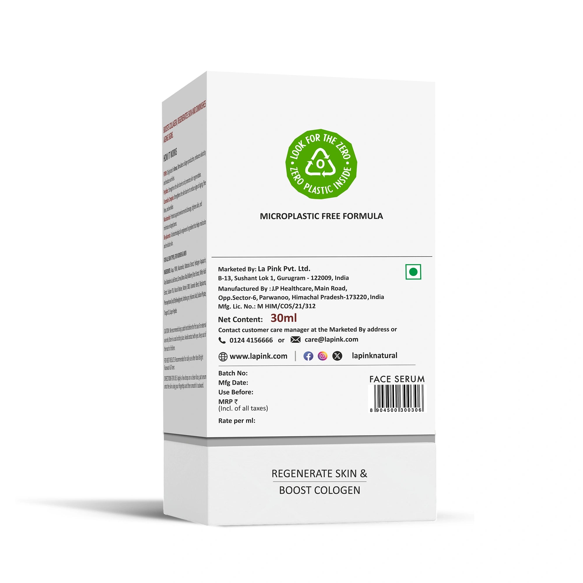 PDRN PEPTIDE FACE SERUM 30ML