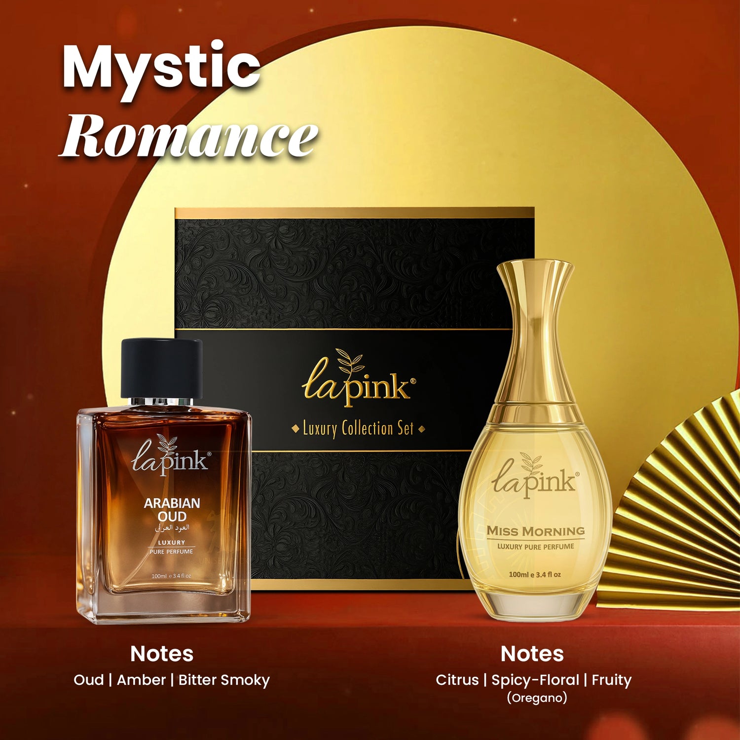 Miss Morning & Arabian Oud Pure Perfume Gift Set