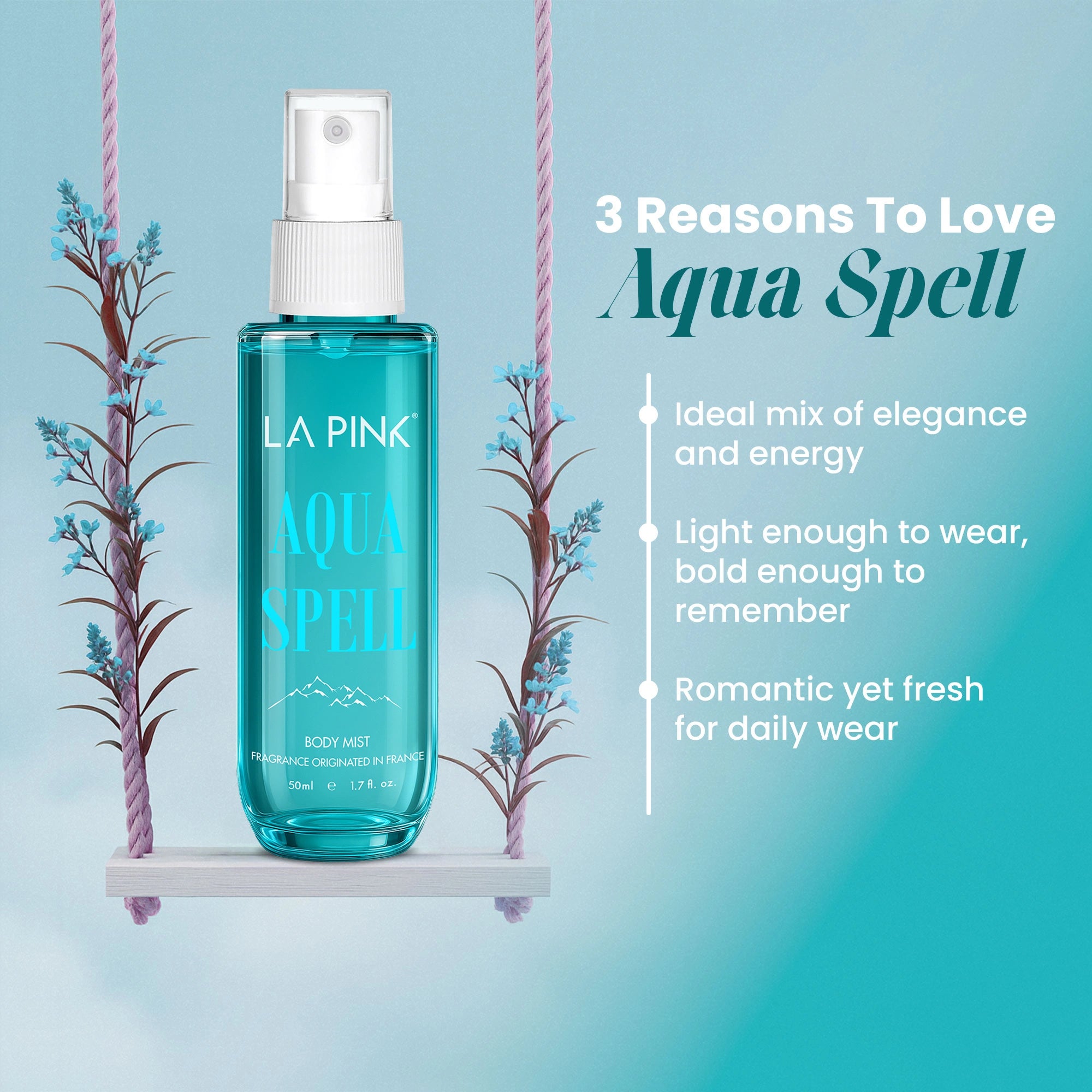 La Pink Body Mist Pack of 4 (50 ML* 4) 200 ML