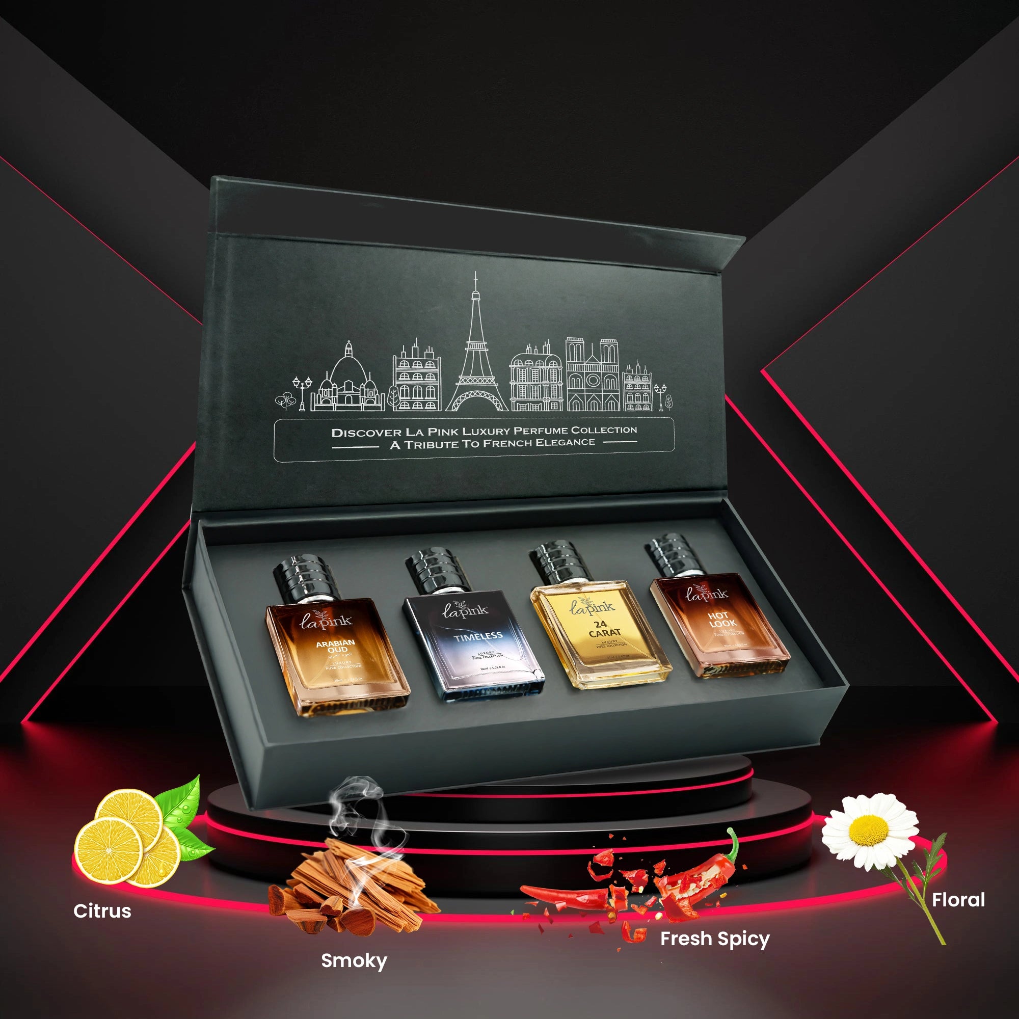 La Pink Perfume Men Gift Pack 30ml (4Pcs)