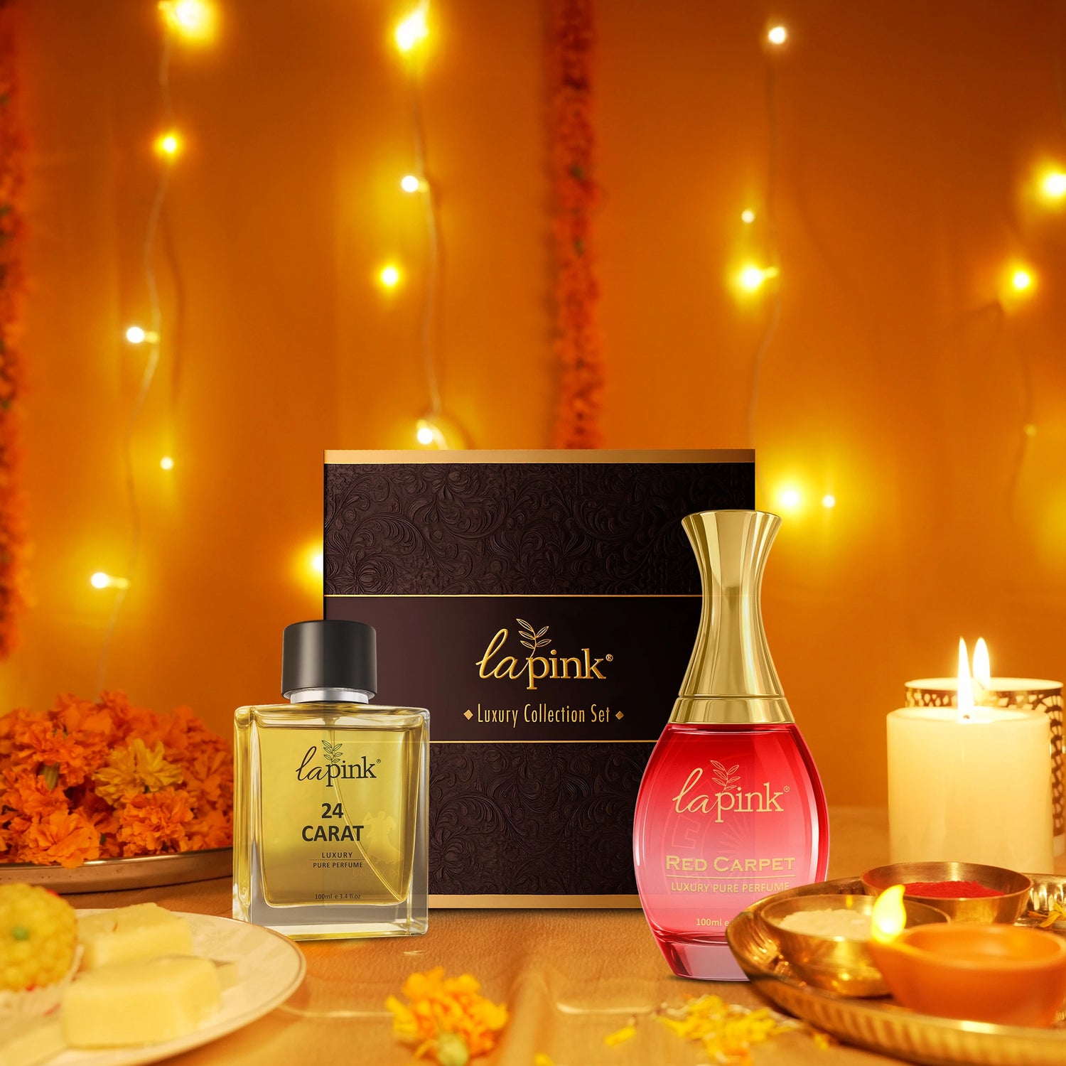 Red Carpet & 24 Carat Pure Perfume Gift Set