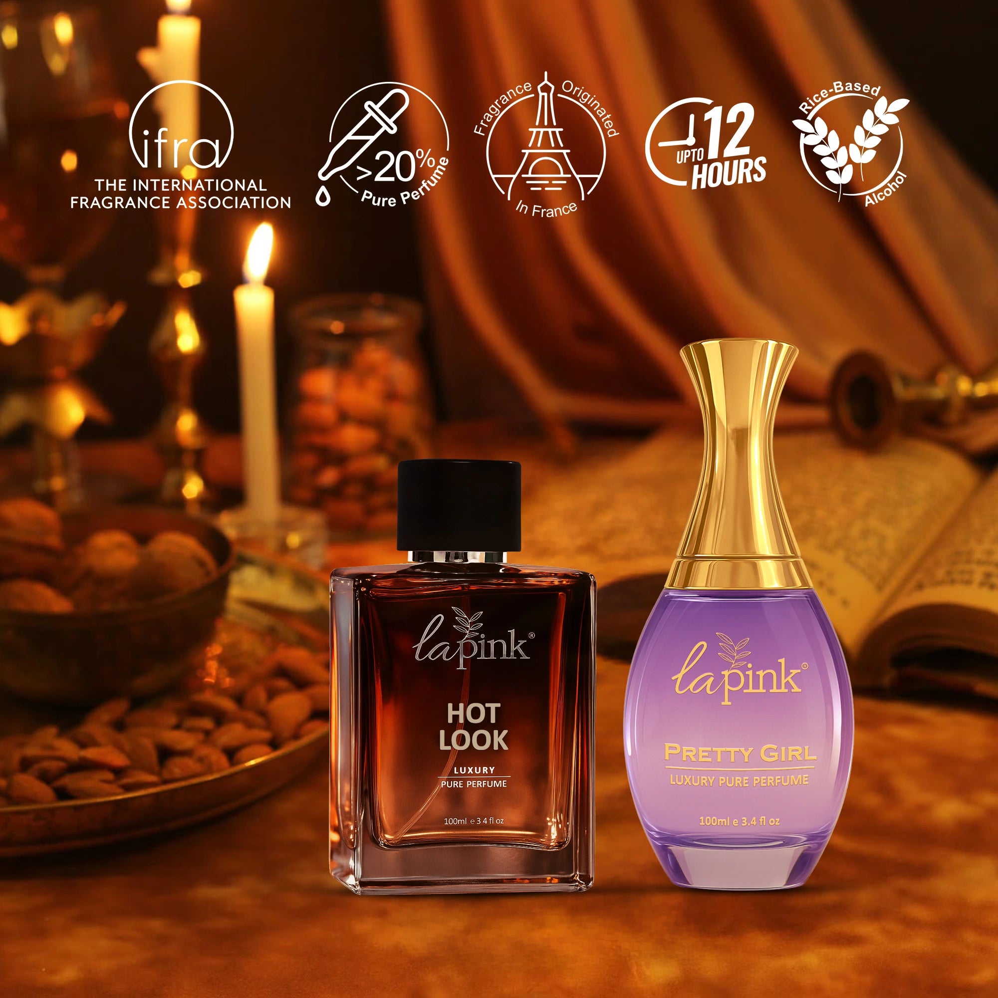 Pretty Girl & Hot Look Pure Perfume Gift Set