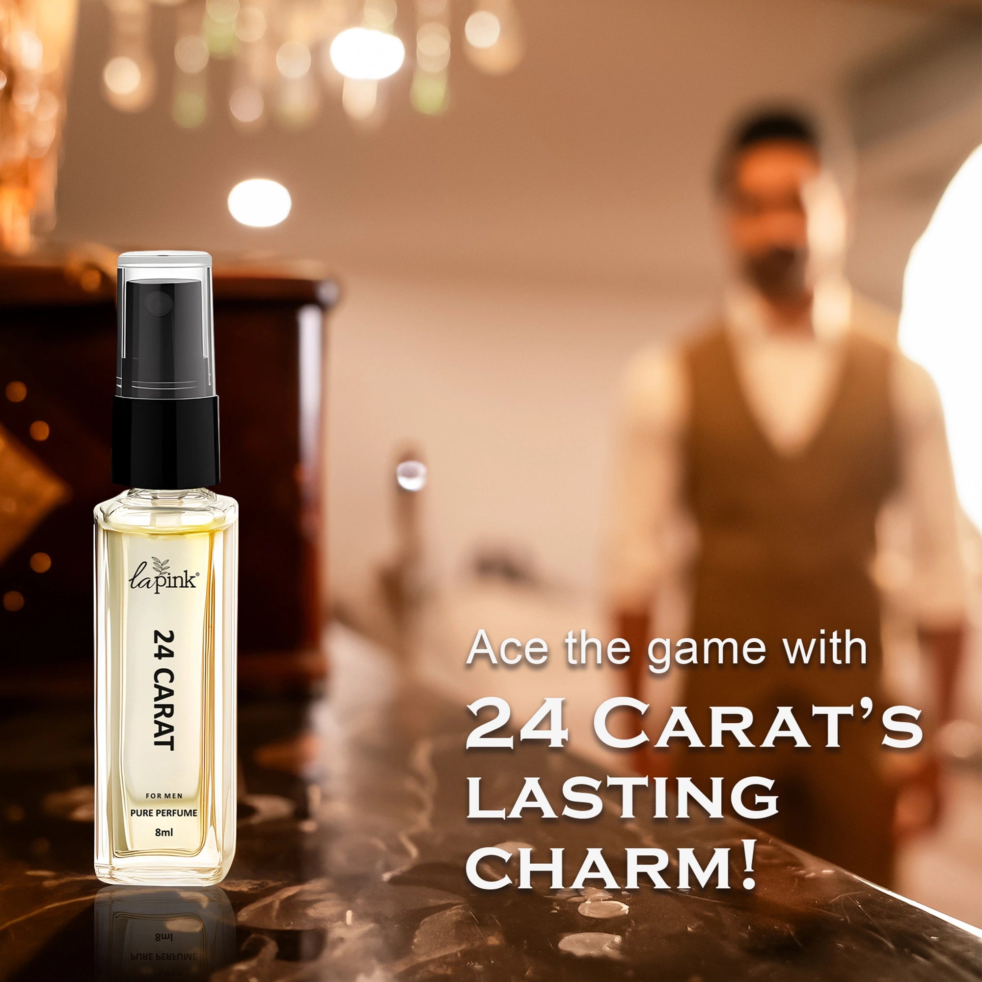 Perfume bottle labeled &