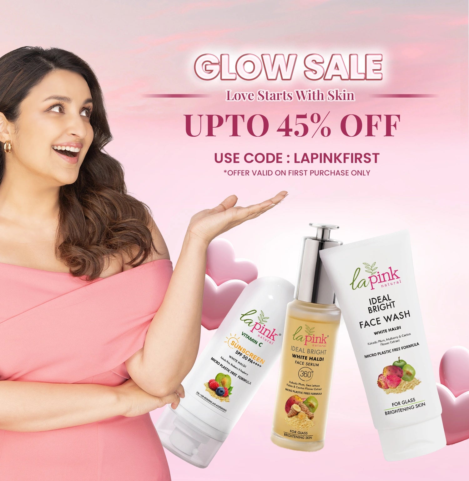 Get upto 45% off - Best Selling Products Summer Collection Skin Care Products