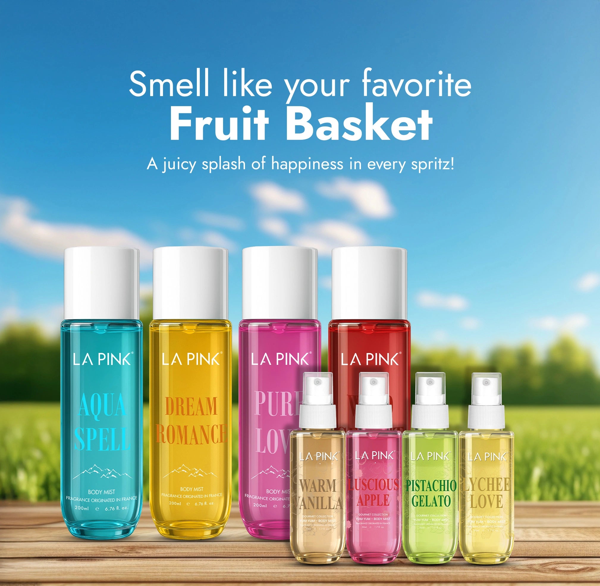 Luxury Body Mist Perfume – 200ml. A subtle swirl of sophistication, leaving a refreshing veil of fragrance that lasts all day.