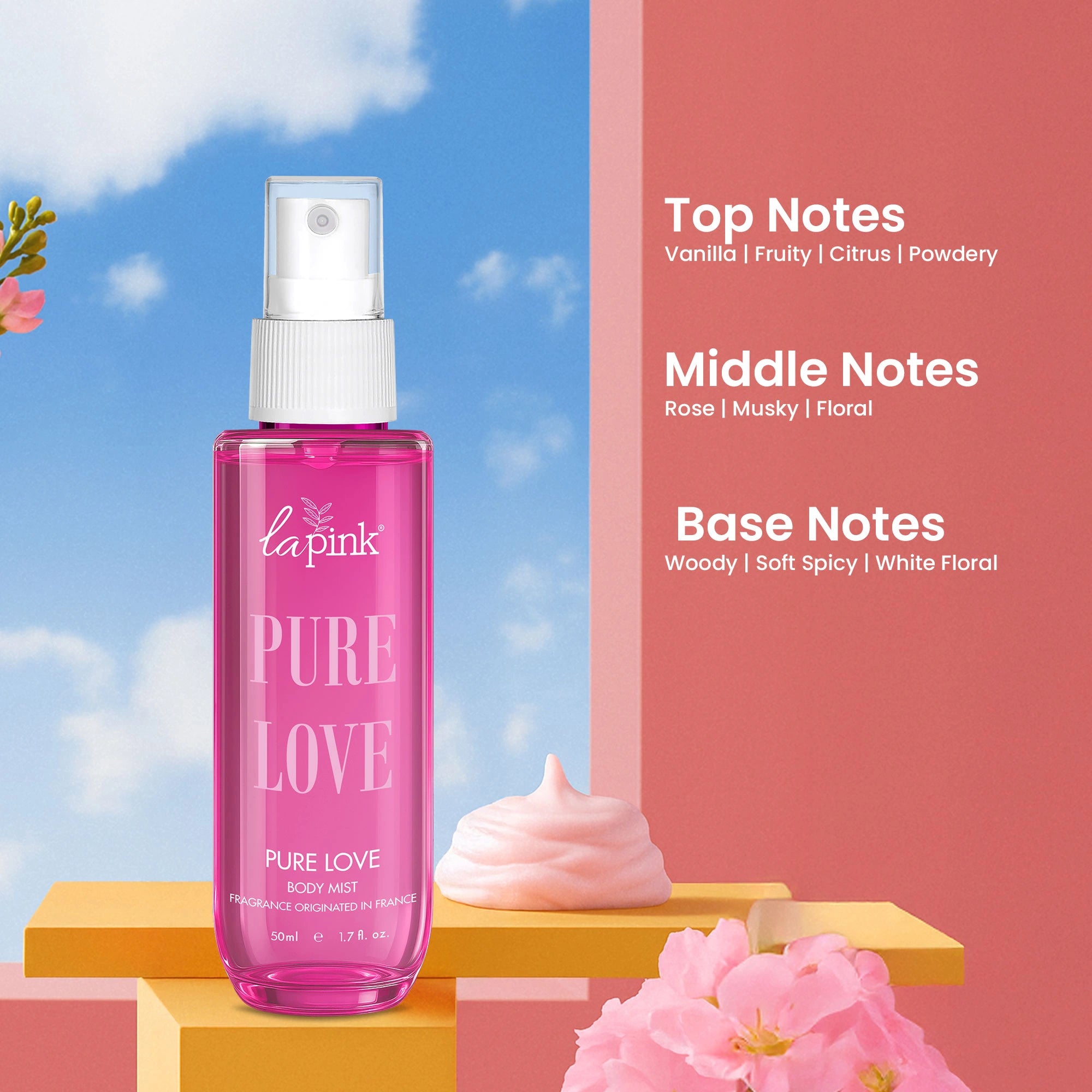 La Pink Body Mist Pure Love 50 ML