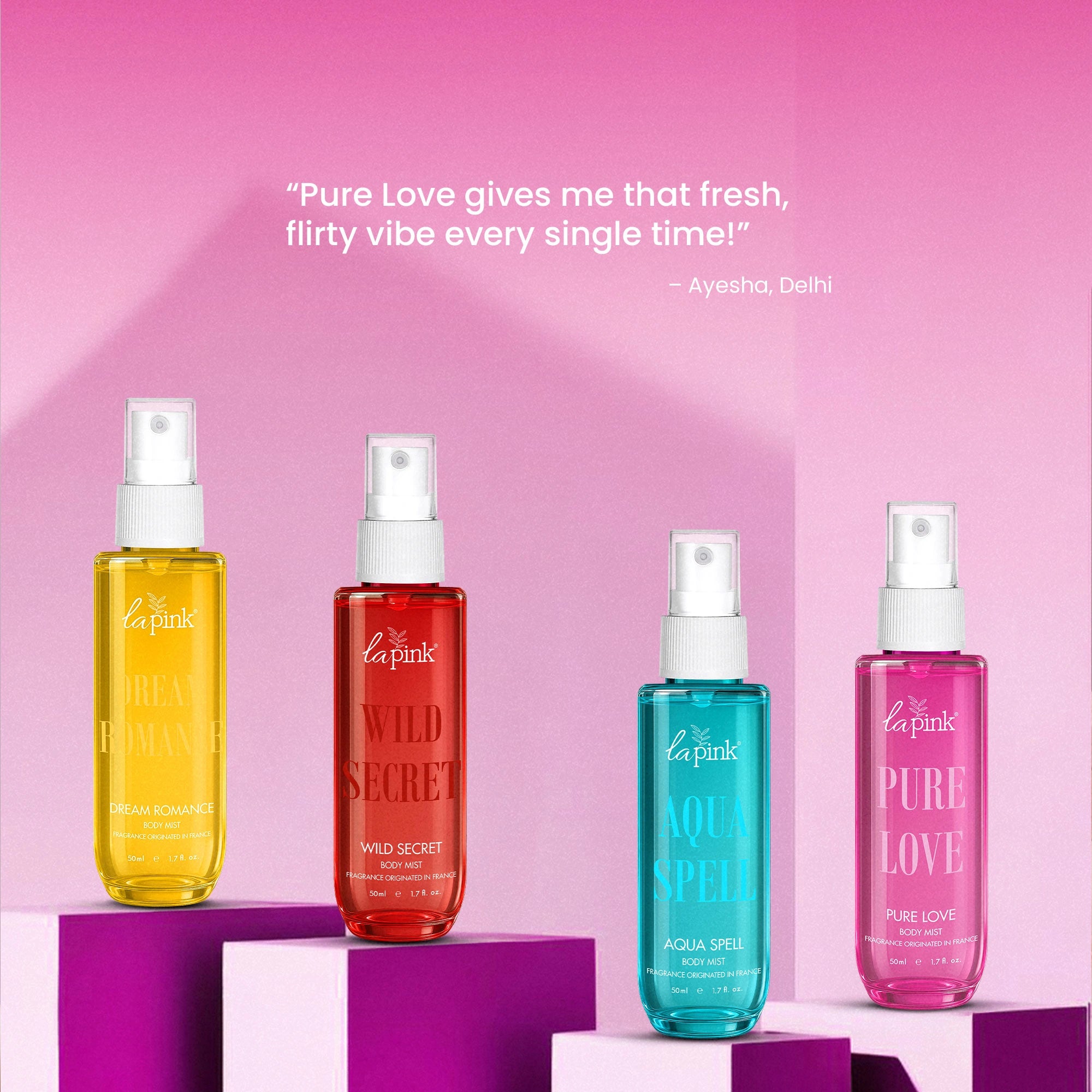 La Pink Body Mist Pure Love 50 ML