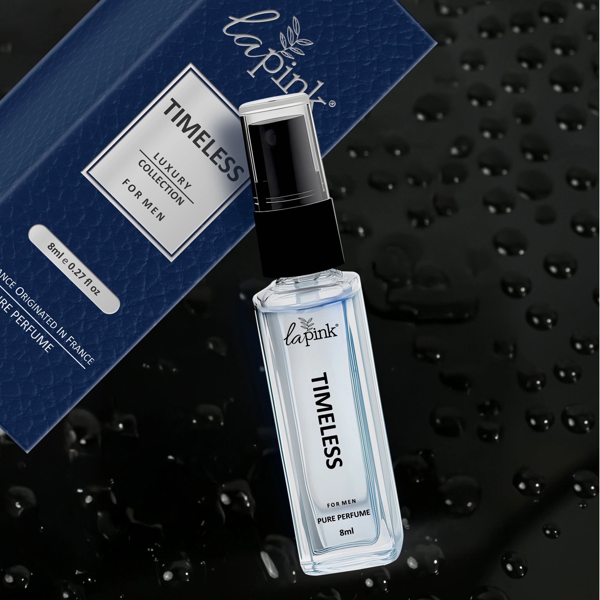Timeless French Luxury Pure Perfume for Men - 8ml