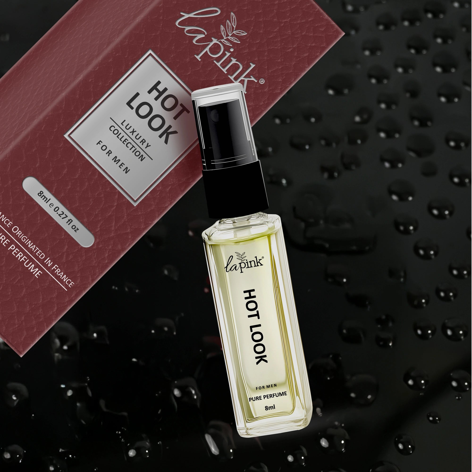 Perfume bottle labeled &