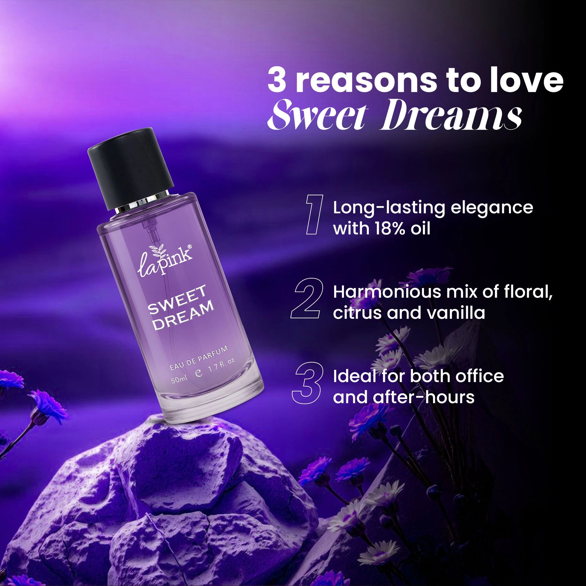 La Pink Sweet Dream French Luxury Perfume for Women 50 ML