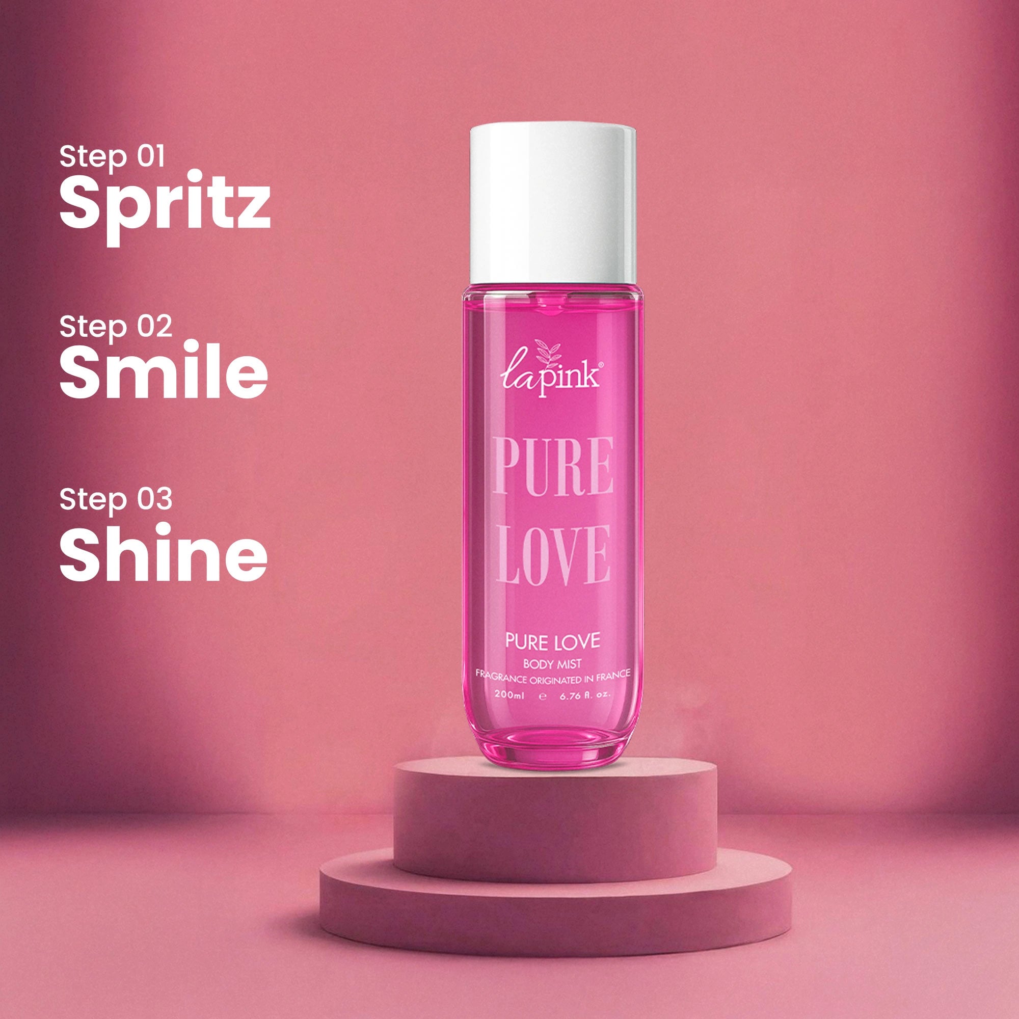 La Pink Body Mist Pure Love 200 ML