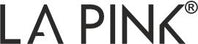LA Pink logo in black text on a white background