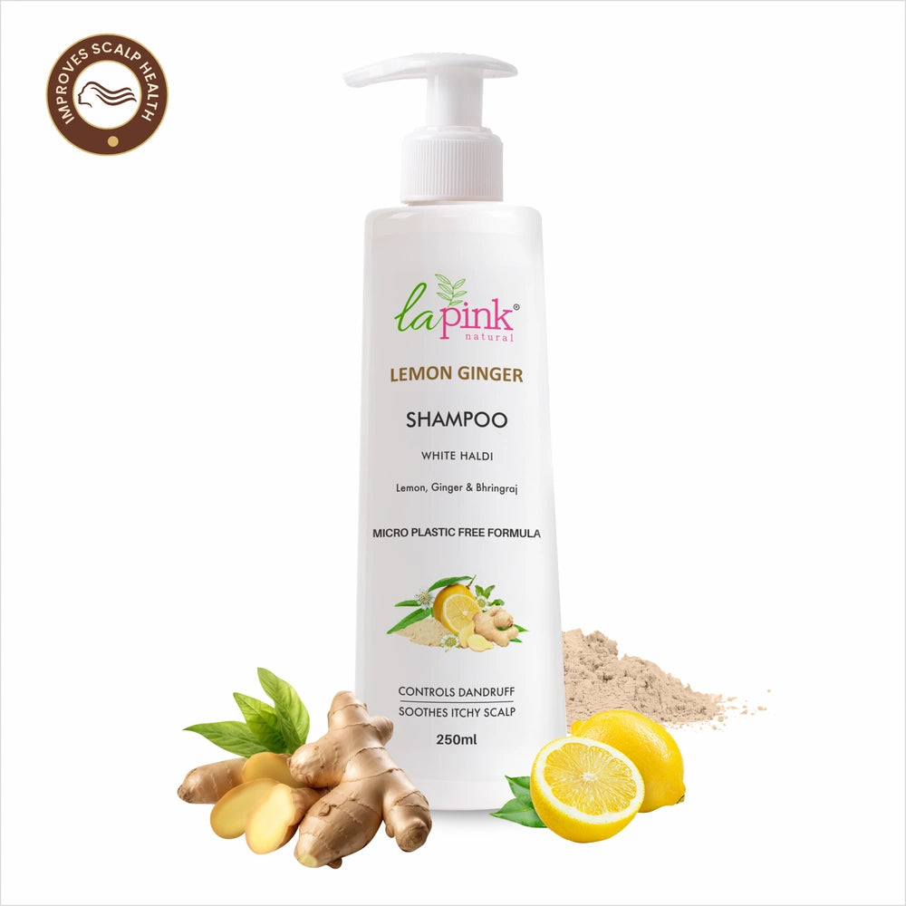 Lemon & Ginger Anti-Dandruff Shampoo 100% Nourishment & Scalp Care