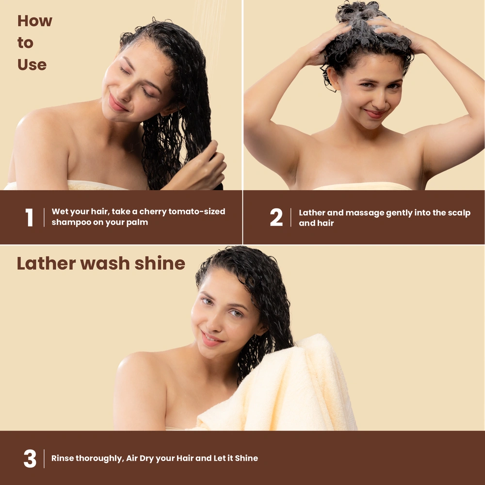 Lemon & Ginger Anti-Dandruff Shampoo 100% Nourishment & Scalp Care