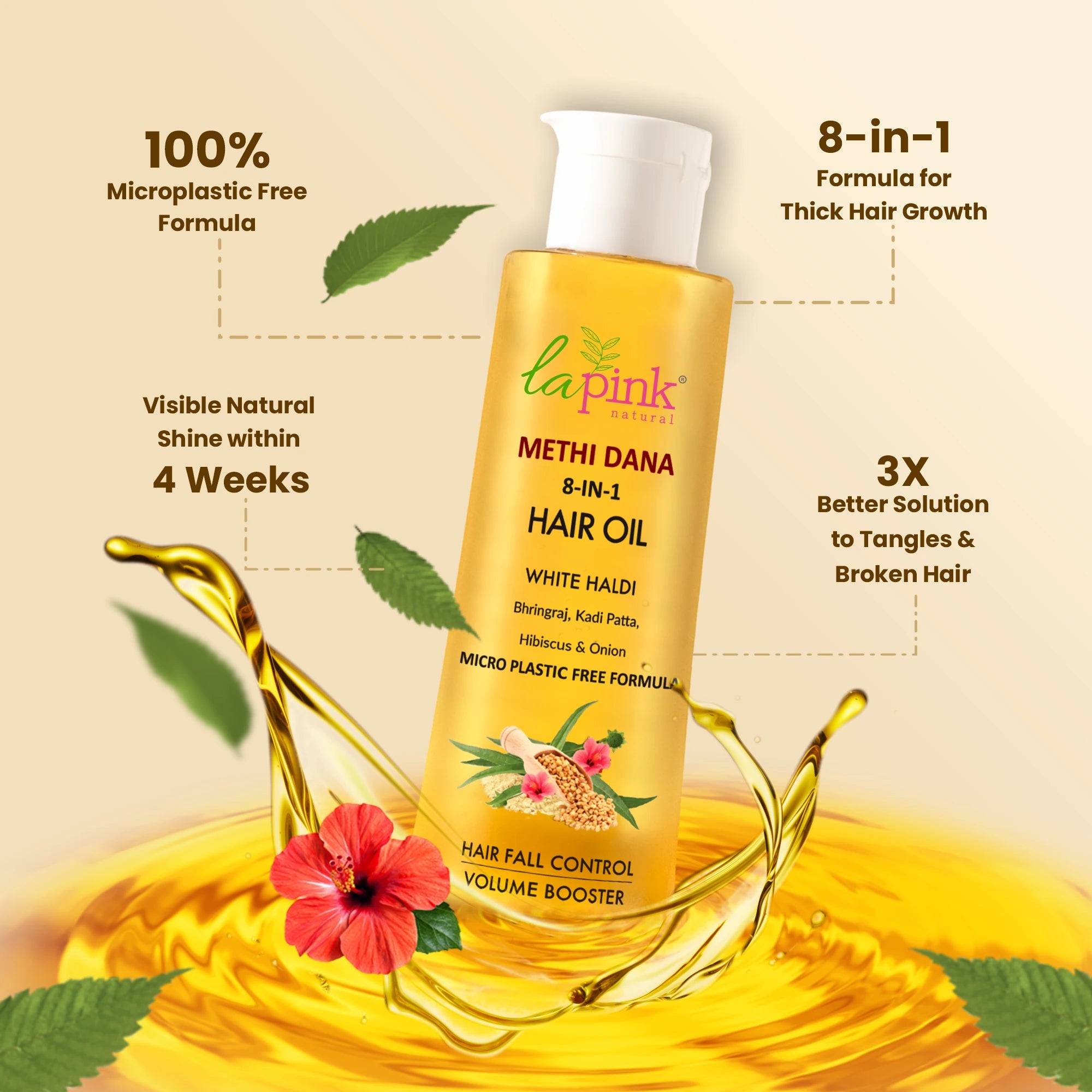 Methi Dana Ultimate Hair Fall Control Solution Combo