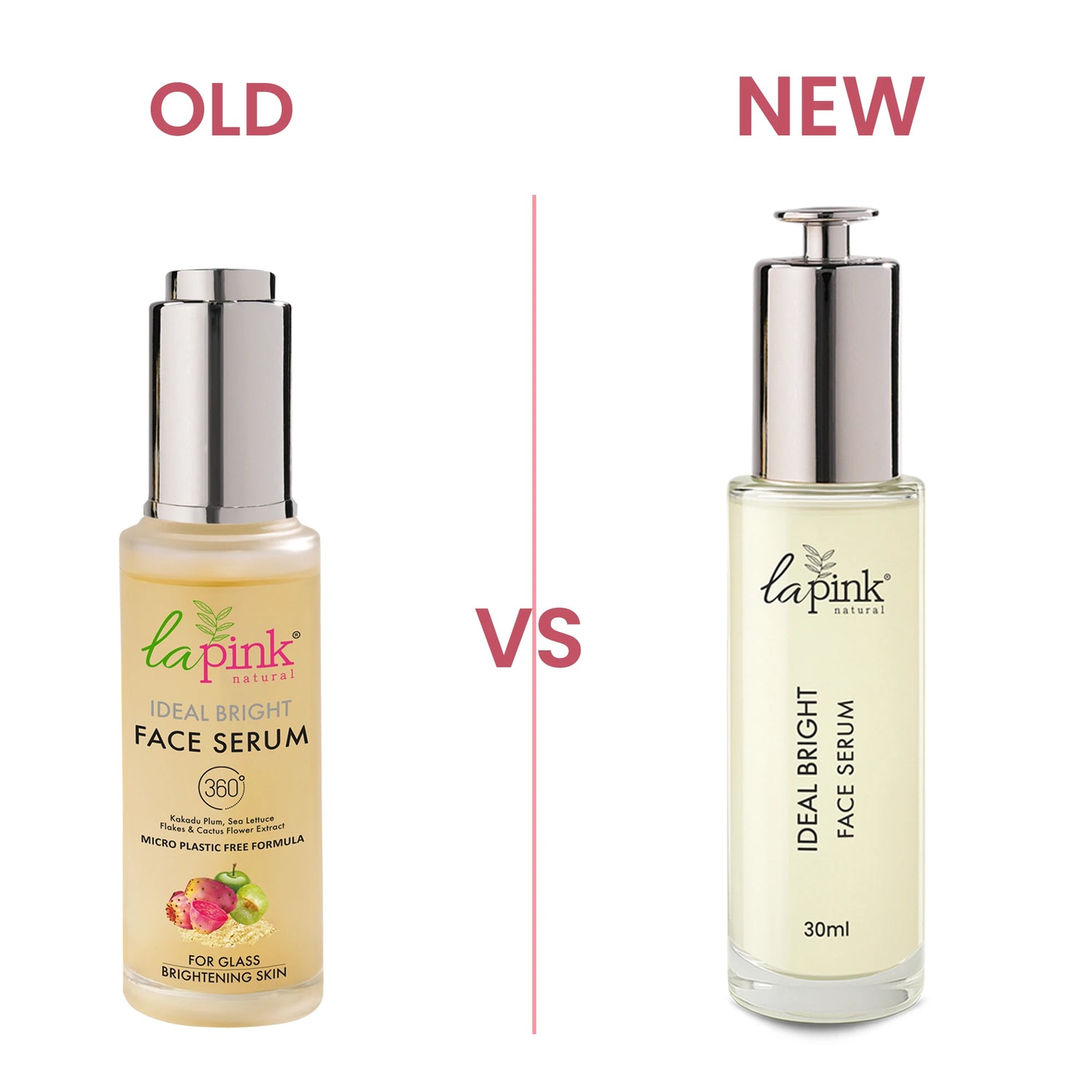 Ideal Bright Face Serum with White Haldi & Sea Lettuce flakes for Brightened Glass Skin