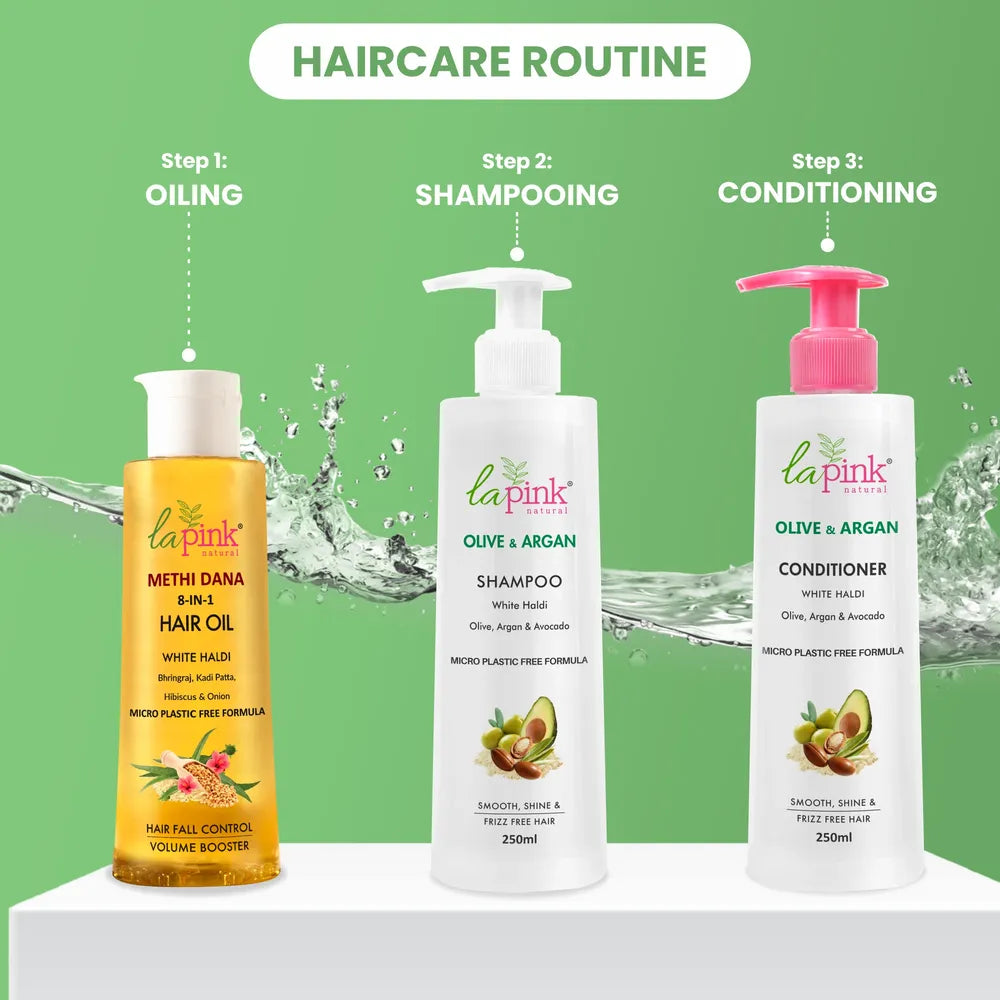 The Ultimate Solution for Smooth, Shiny & Frizz-Free Hair: Olive & Argan Shampoo