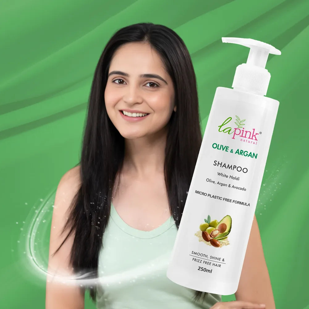 The Ultimate Solution for Smooth, Shiny & Frizz-Free Hair: Olive & Argan Shampoo