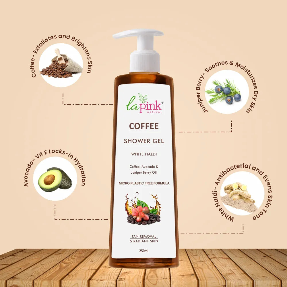 Energizing Coffee Shower Gel for Smooth & Hydrated Skin