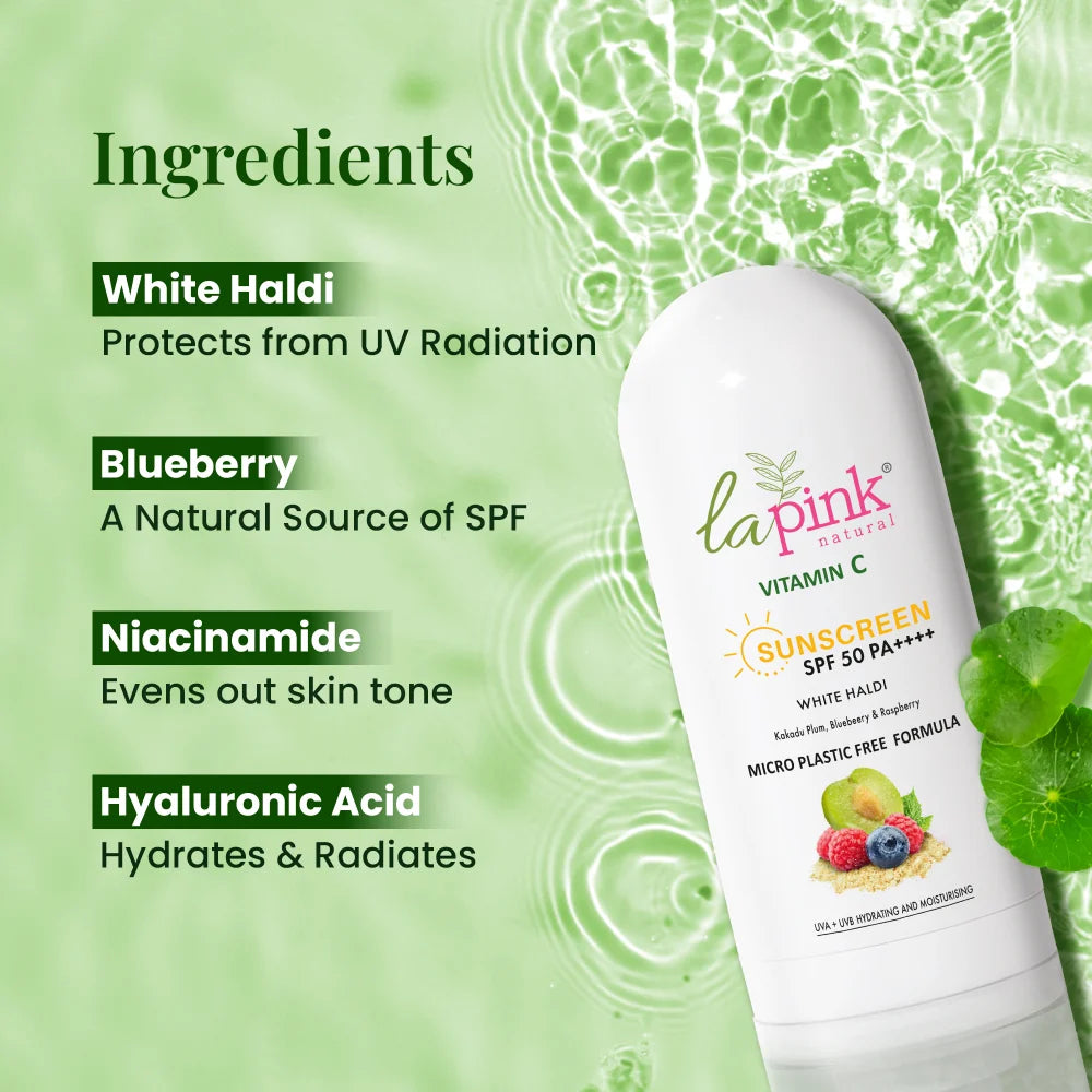 Vitamin C Product with Ingredients – La Pink