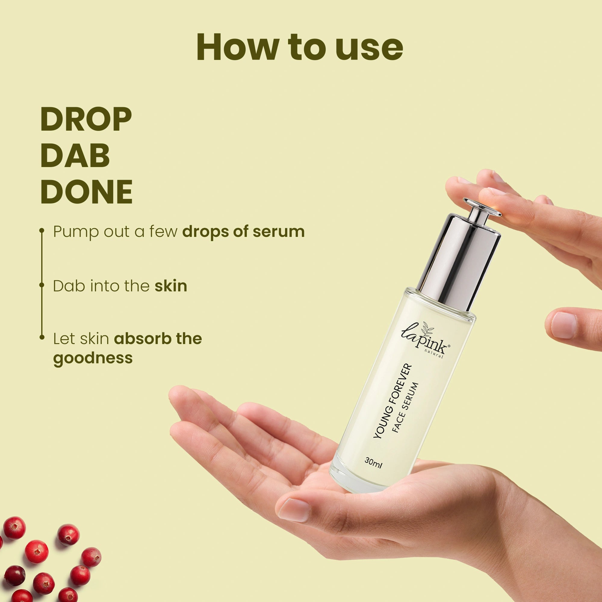 Young Forever Face Serum With White Haldi To Enhance Radiance & Reduce Fine Lines