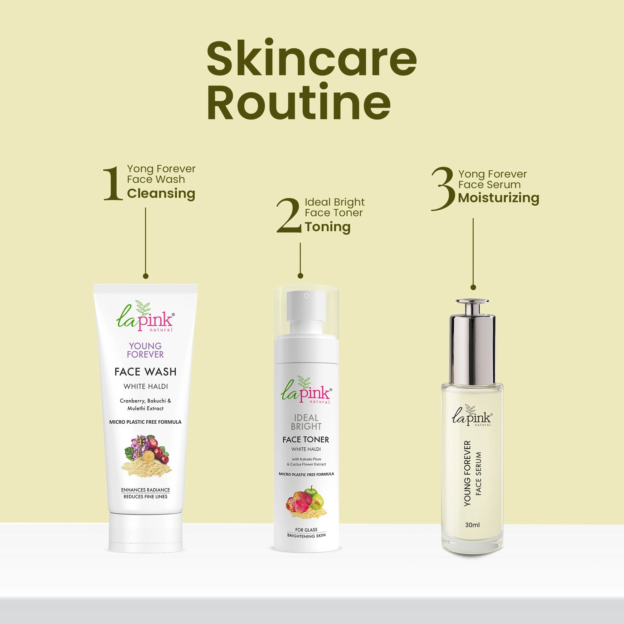 Young Forever Face Serum With White Haldi To Enhance Radiance & Reduce Fine Lines