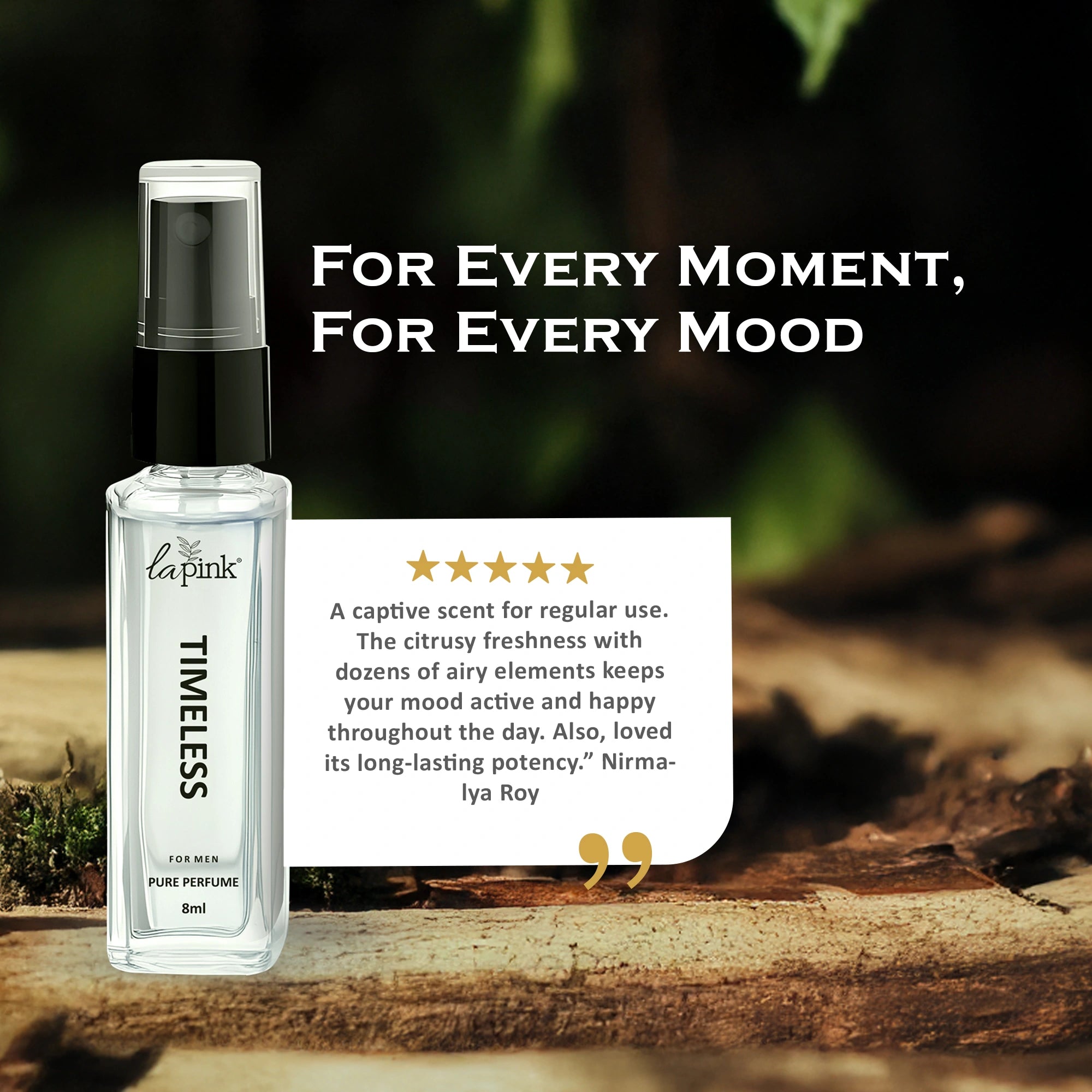 Timeless French Luxury Pure Perfume for Men - 8ml
