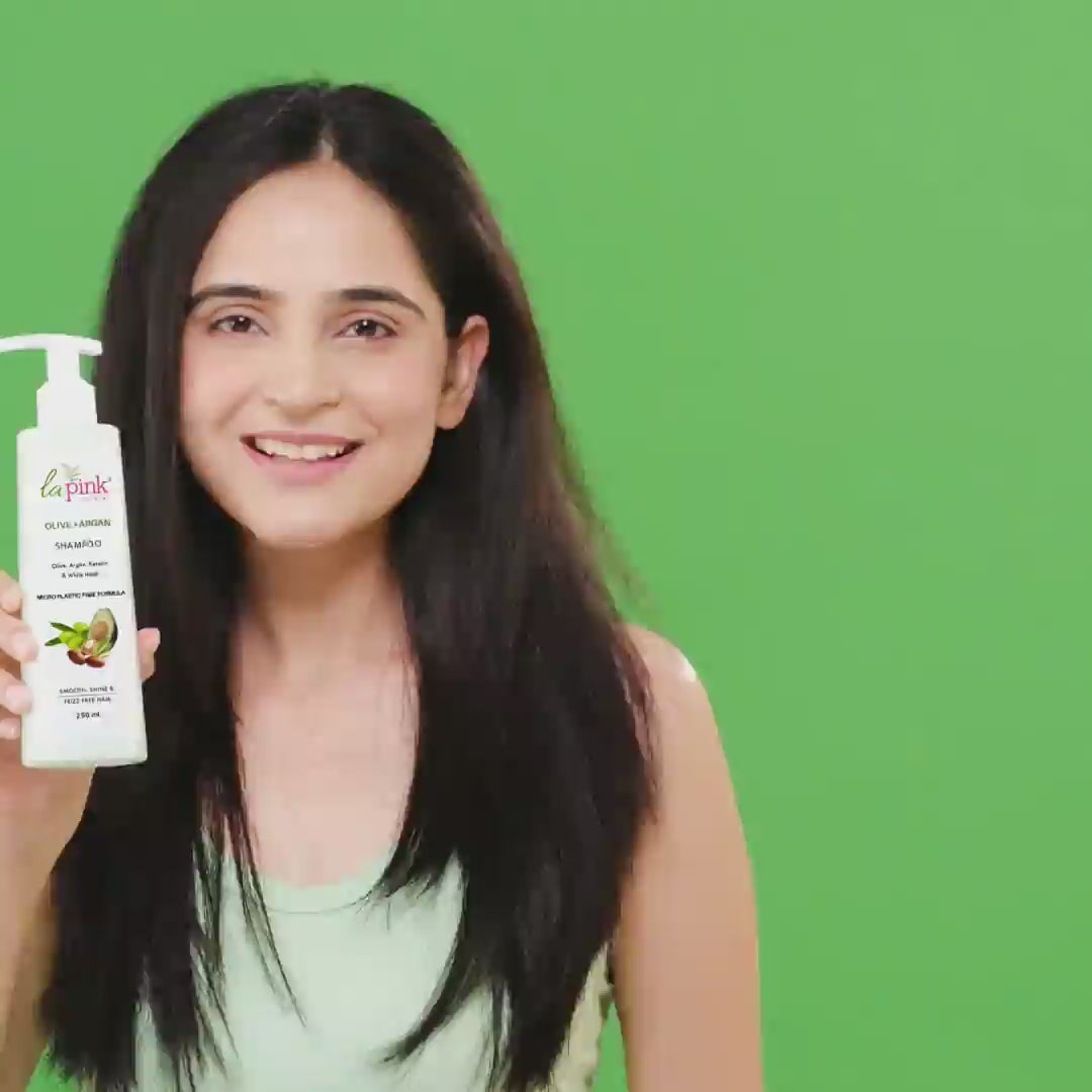 The Ultimate Solution for Smooth, Shiny & Frizz-Free Hair: Olive & Argan Shampoo
