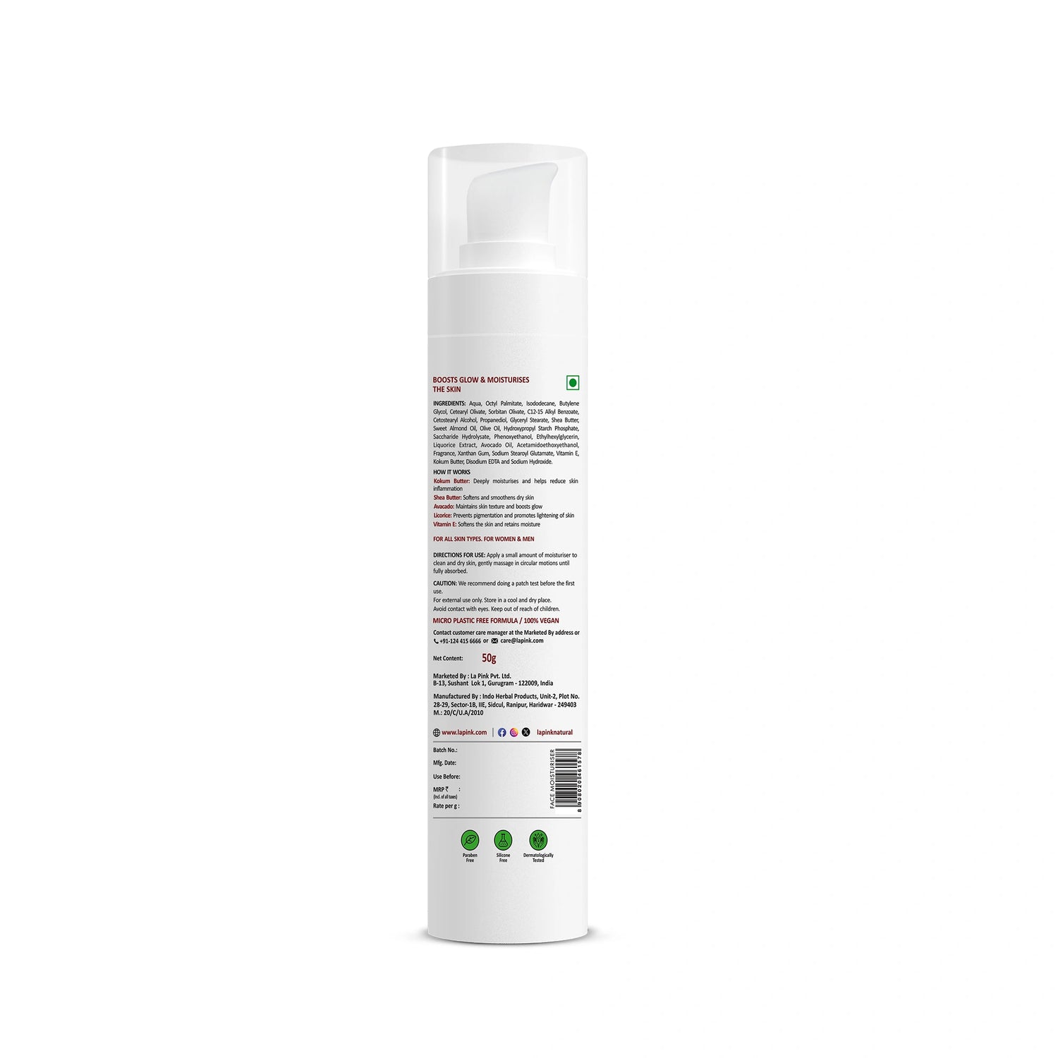 Glow & Hydration with La Pink Vitamin E Moisturiser