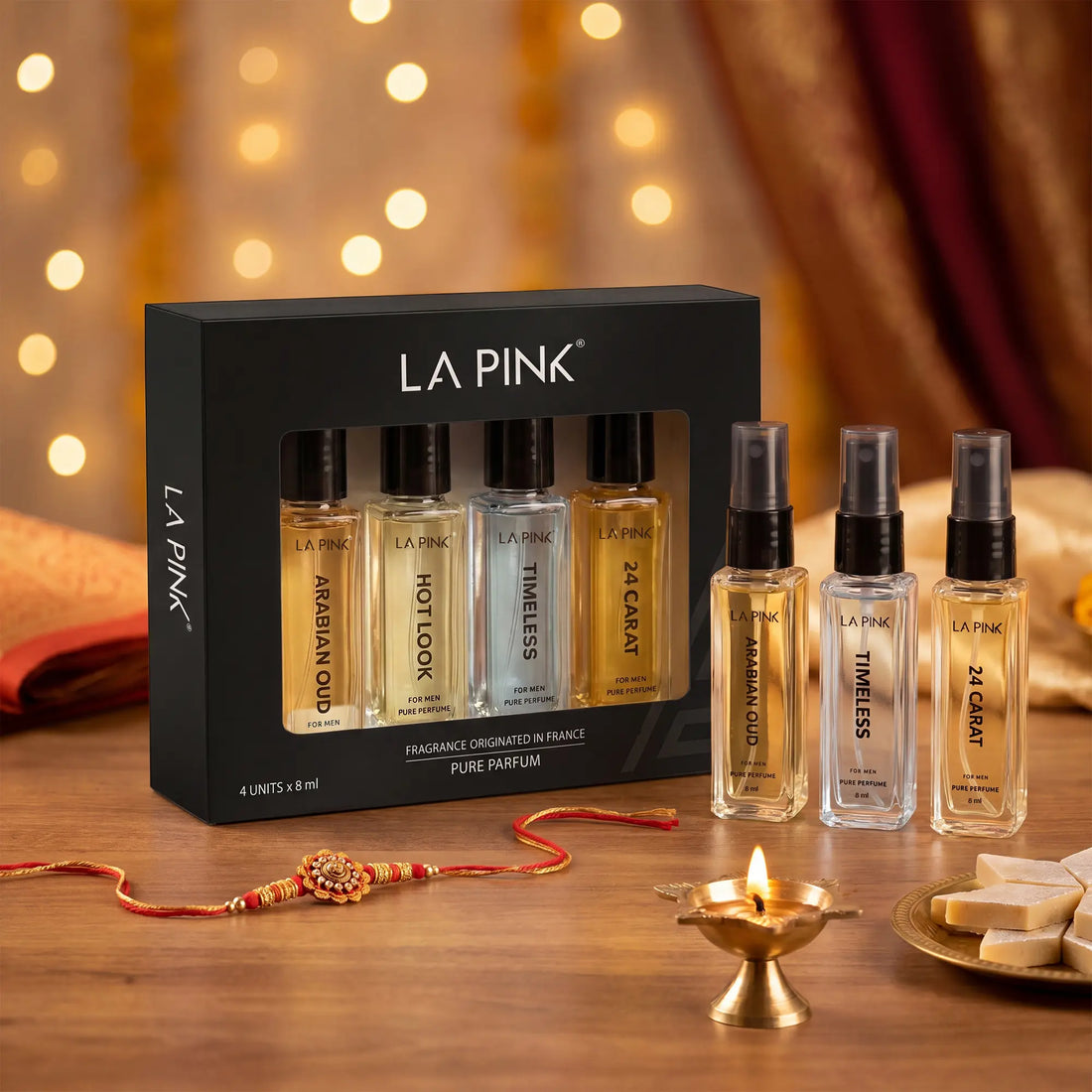 Men Gift Pack Pure Parfum (8ml x 4 Pcs)