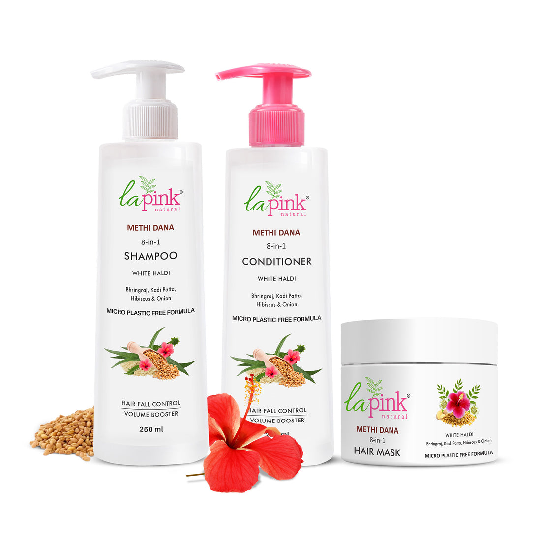 Anti Hairfall Routine Hair Mask, Shampoo &amp; Conditioner Combo
