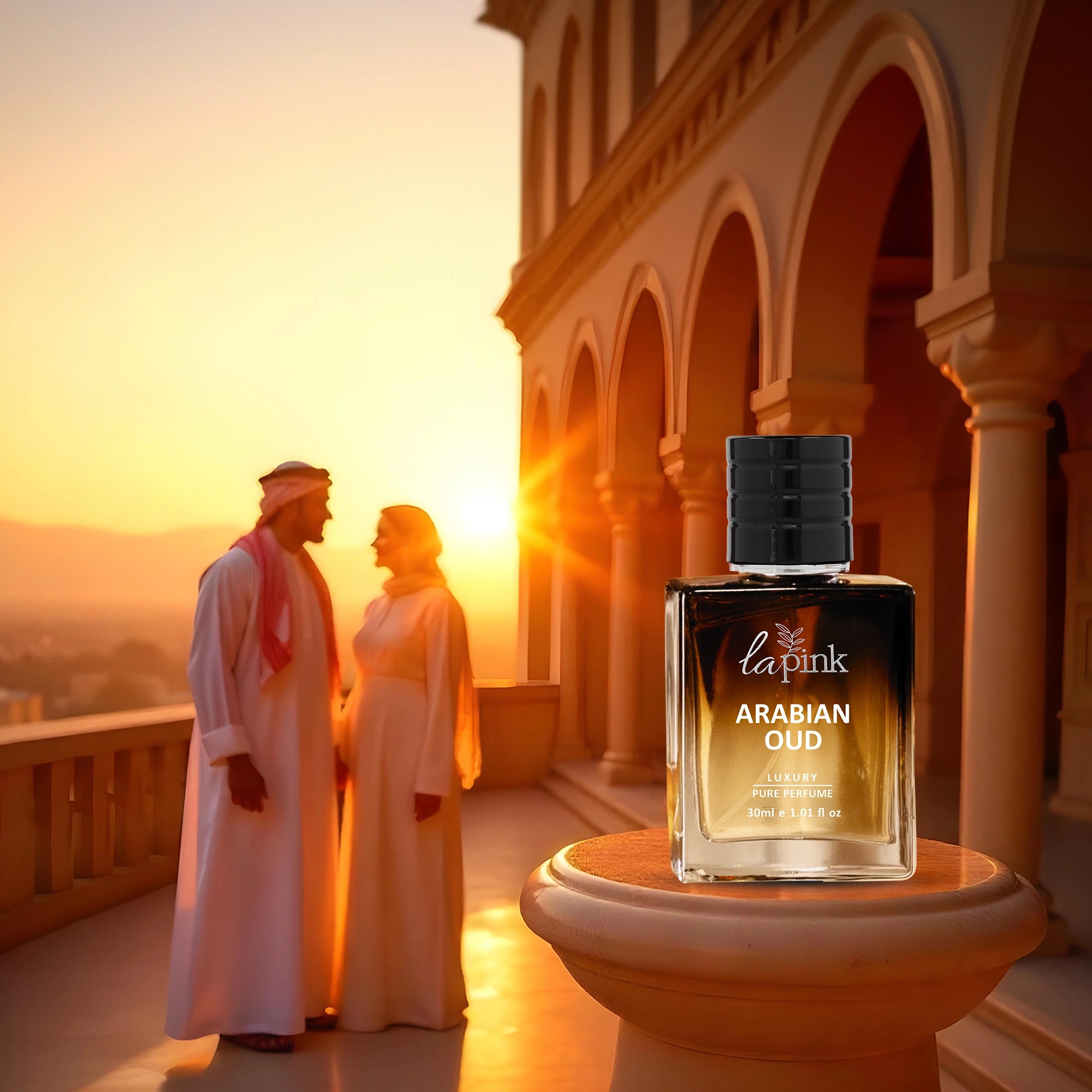 Perfume bottle labeled &