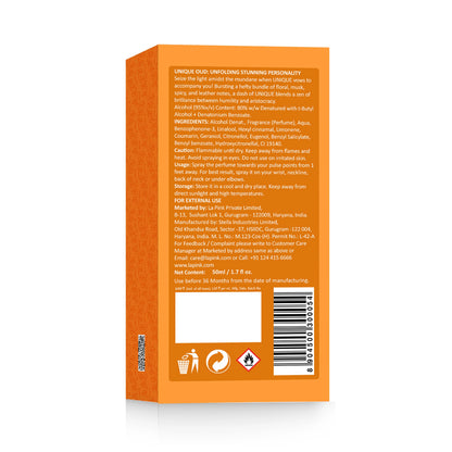 Unique Oud French Luxury Perfume 50ML