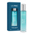 La Pink Bliss Aqua perfume bottle and packaging on a white background