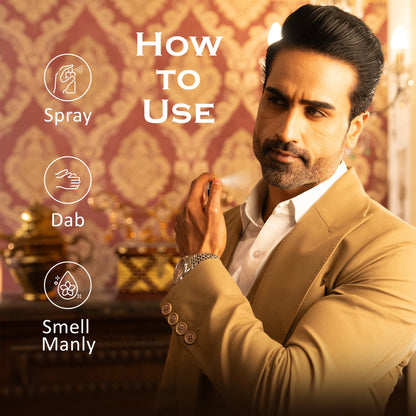 Arabian Oud French Luxury Pure Perfume for Men - 8ml