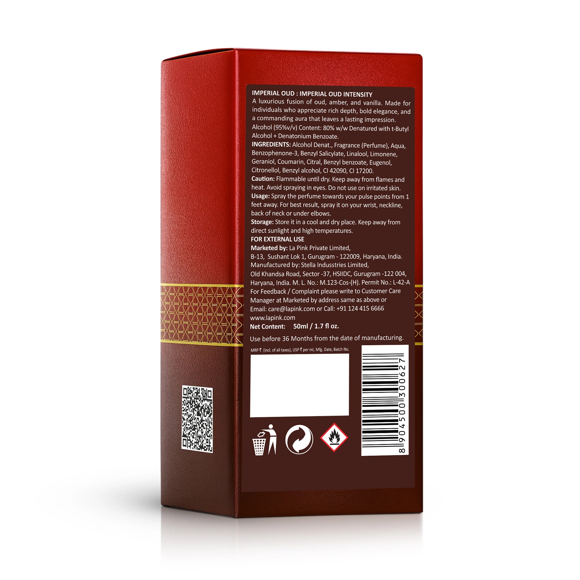 Imperial OUD Unisex Long Lasting EDP Perfume