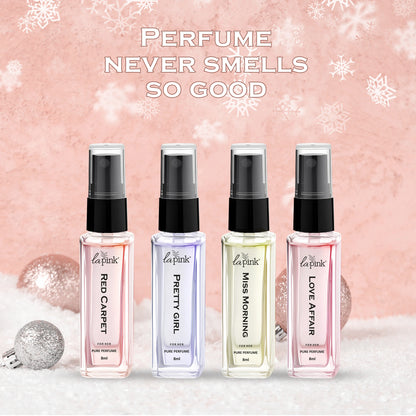 La Pink Perfume Women Gift Pack 4 Pcs