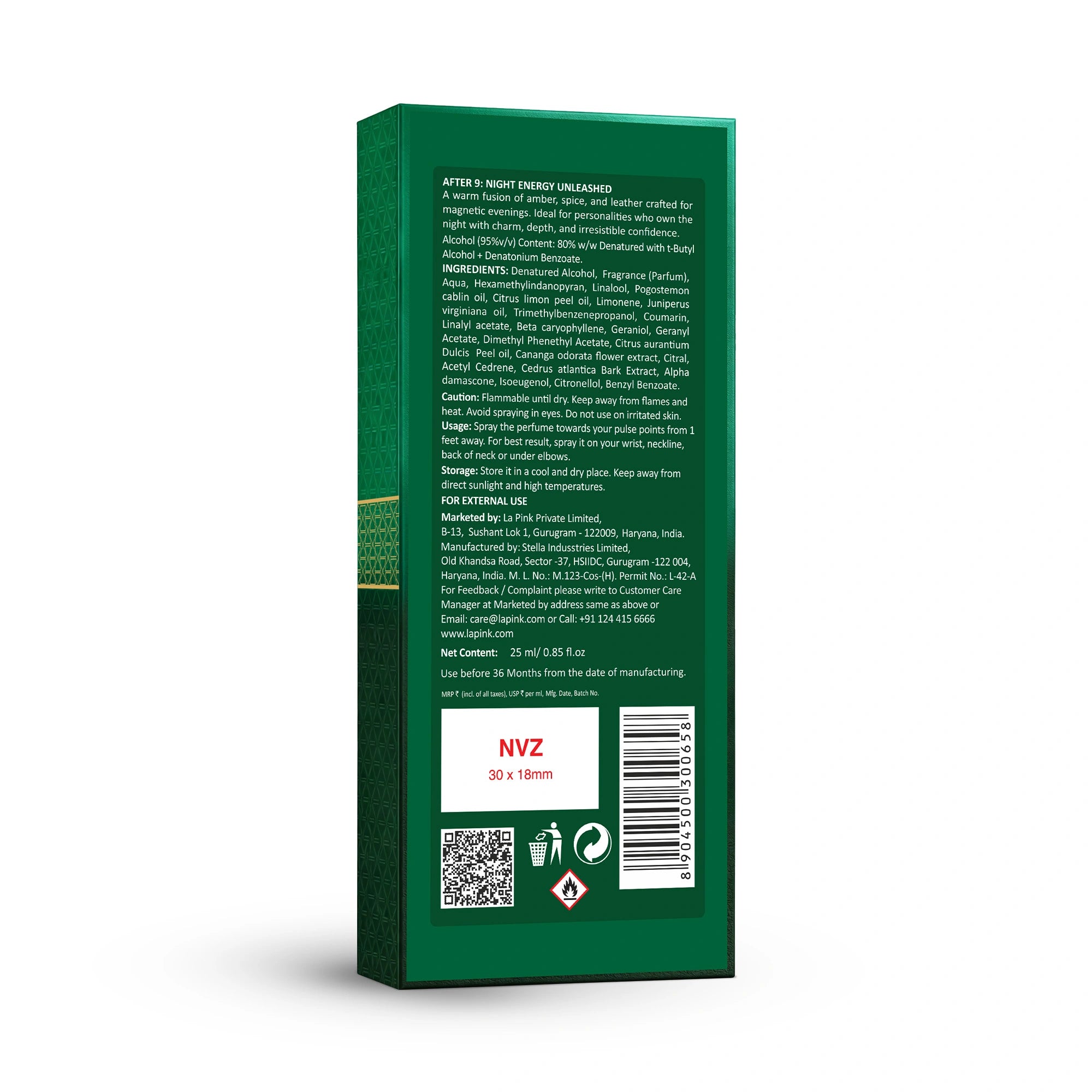 After 9 Party Luxury Eue De Perfume For Men &amp; Women 25ml