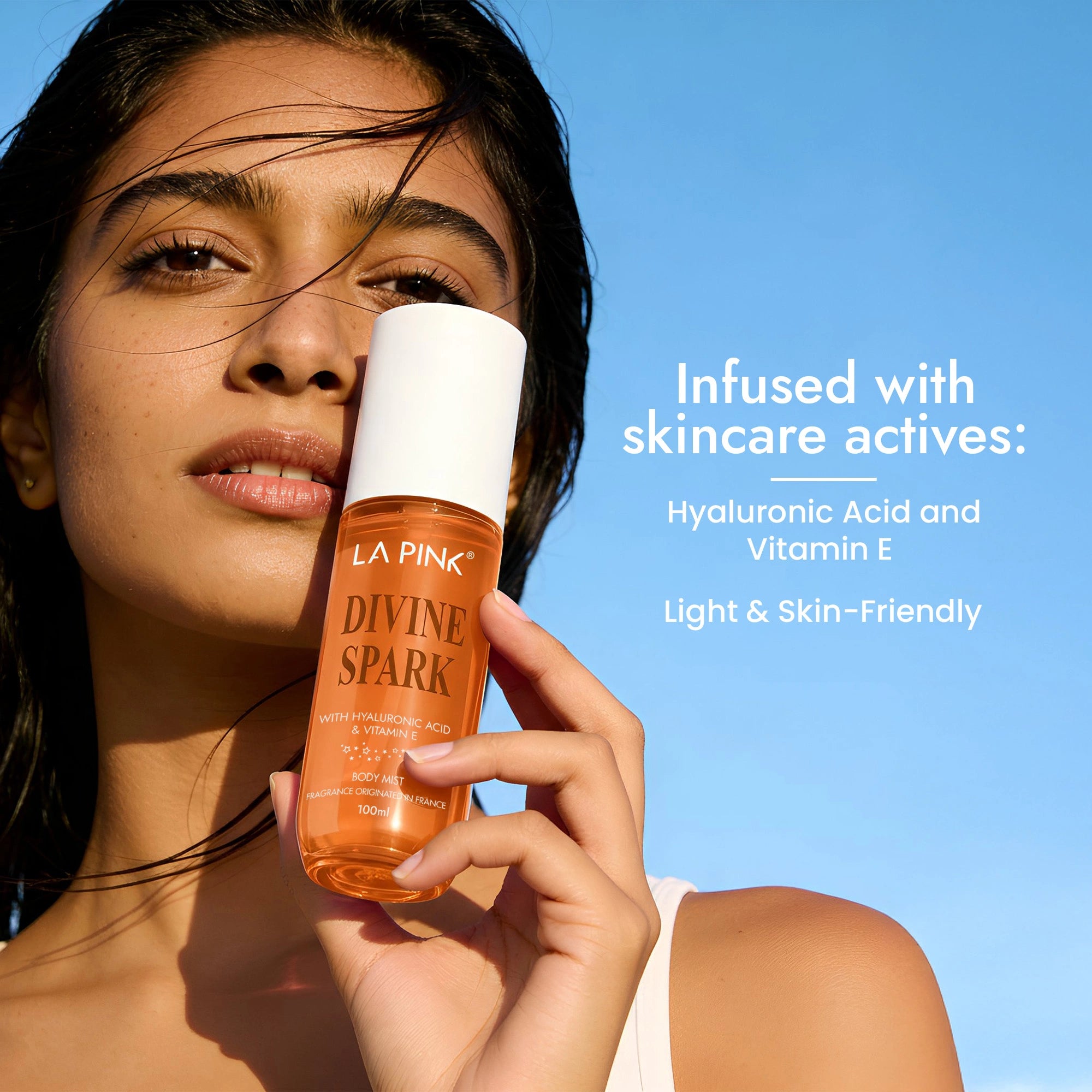 Divine Spark Body Mist with Hyaluronic acid &amp; Vitamin E 100ml