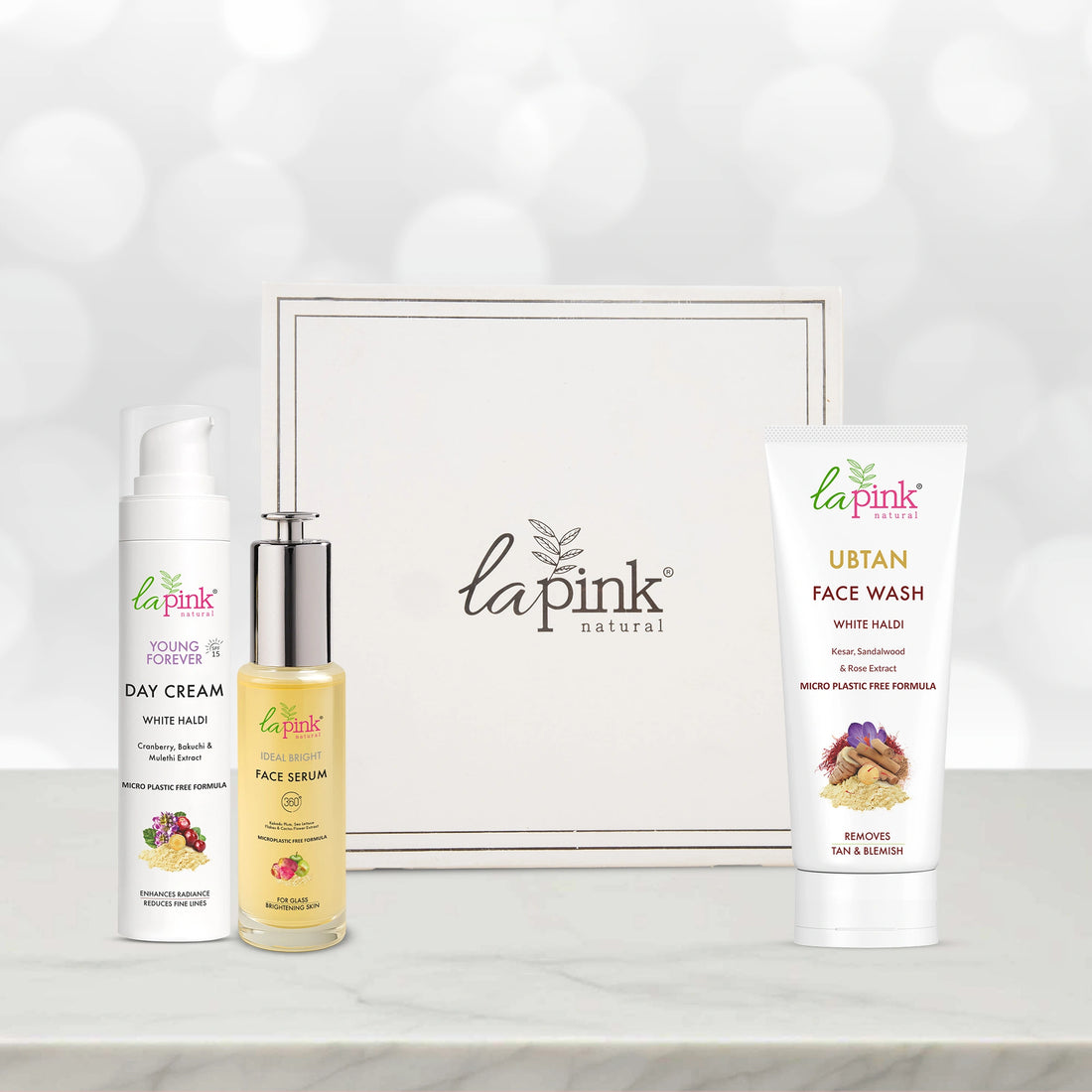 Complete Skin Brightening Beauty Gift Set (3 Piece Box)
