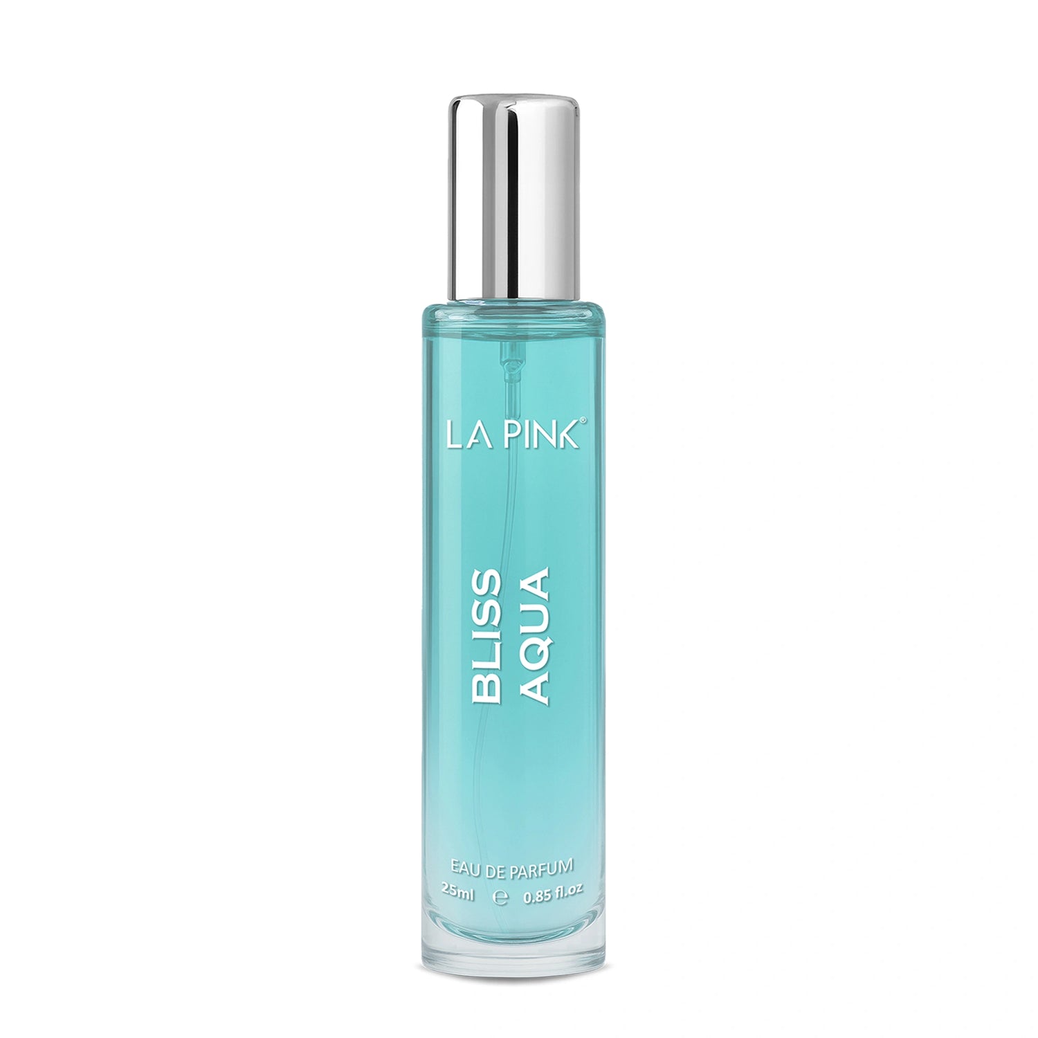 La Pink Bliss Aqua perfume bottle on a white background