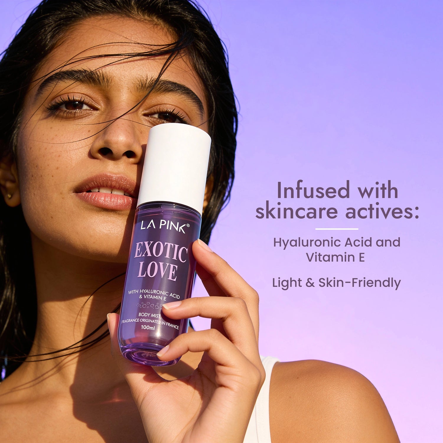 Exotic Love Body Mist with Hyaluronic acid &amp; Vitamin E 100ml