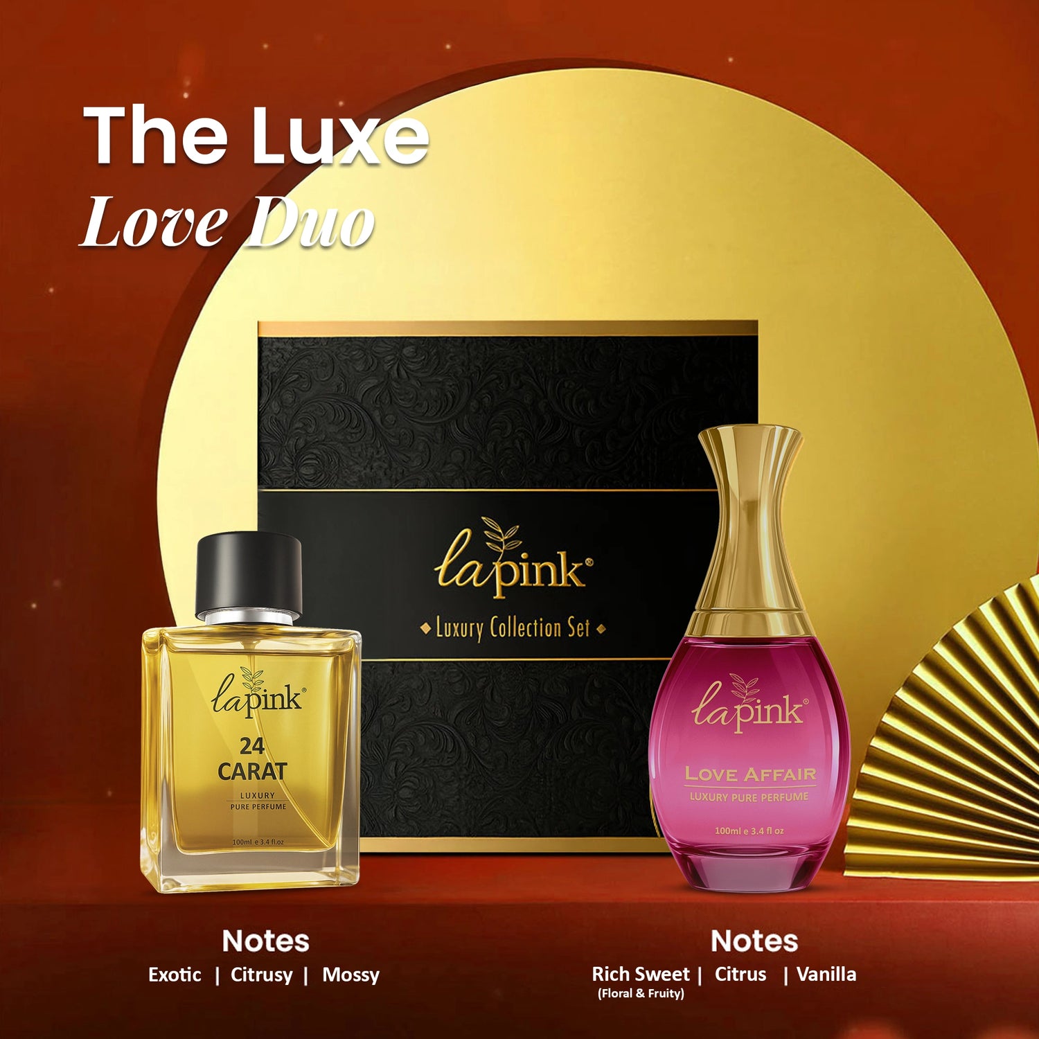 Love Affair &amp; 24 Carat Pure Perfume Gift Set