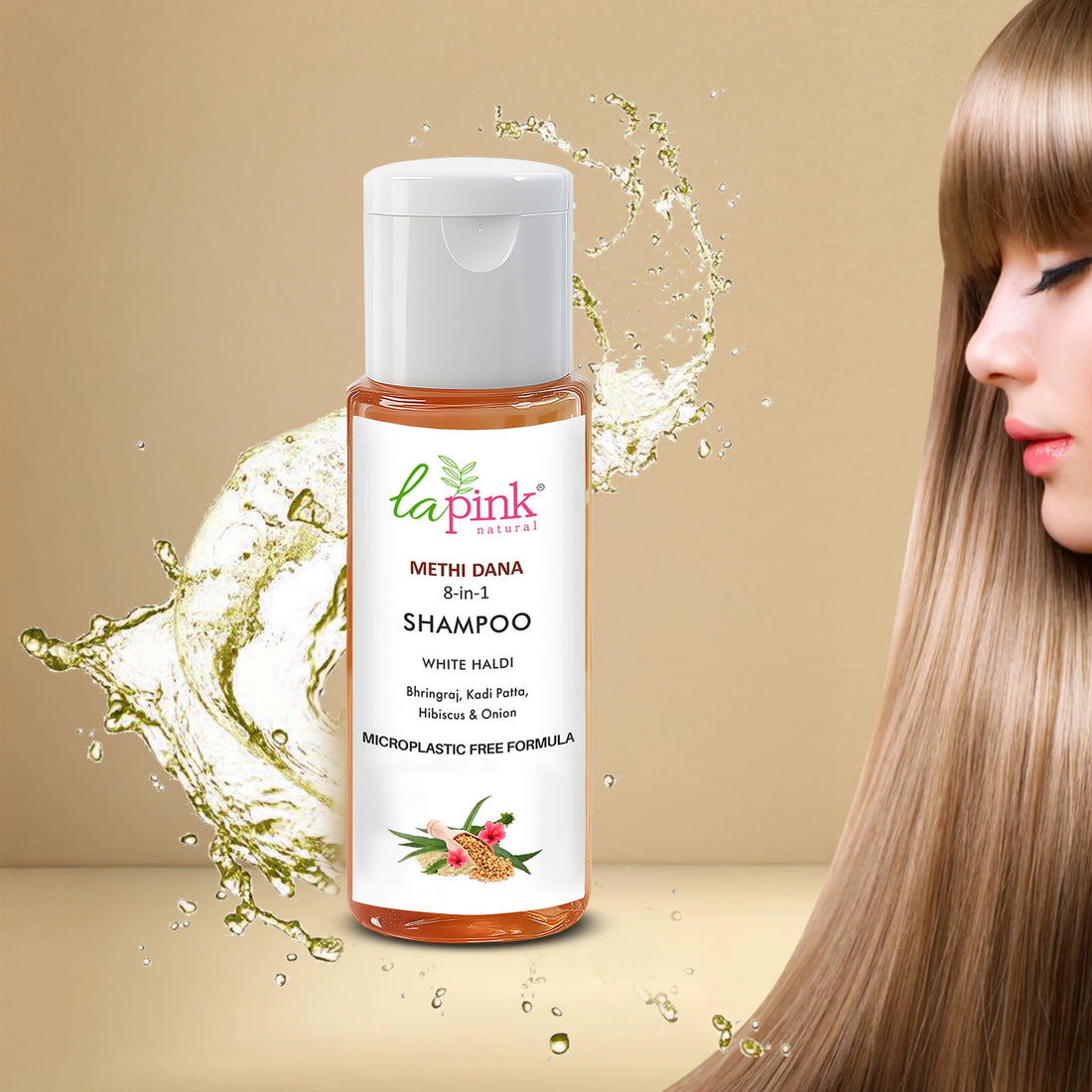 Shampoo bottle with &